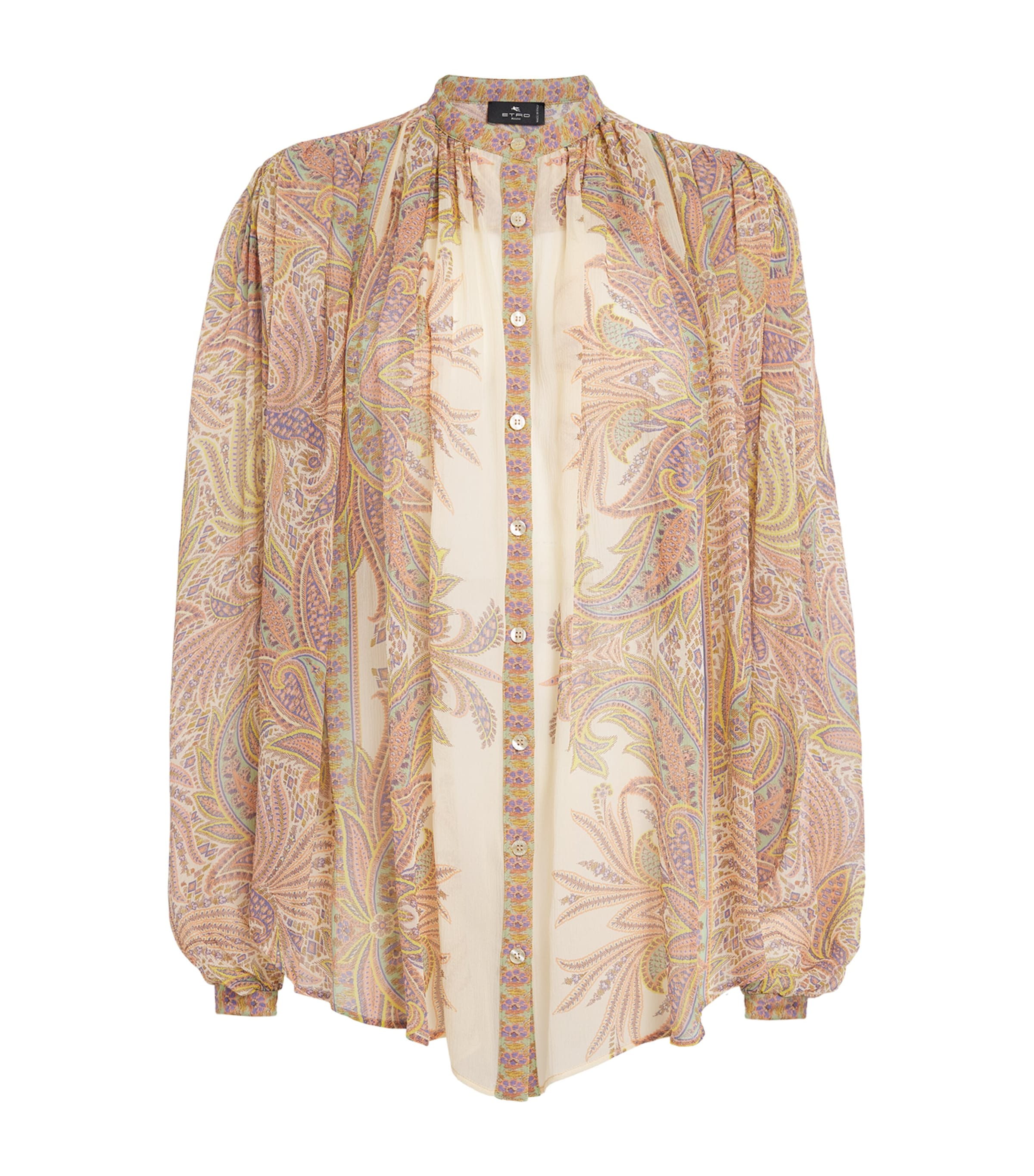 Silk Printed Blouse X0804 Image 1