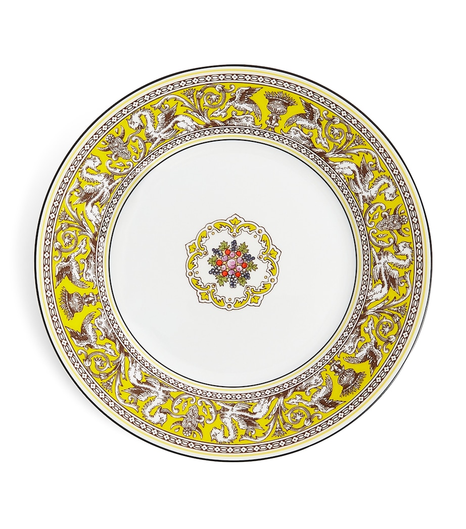 Wedgwood Florentine Citron Plate (20.5cm) Yellow Image 1