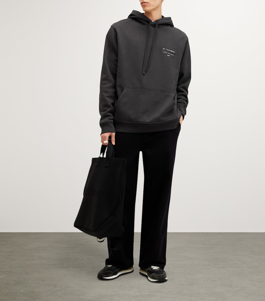 Redact Logo Hoodie WASHED BLACK Image 3