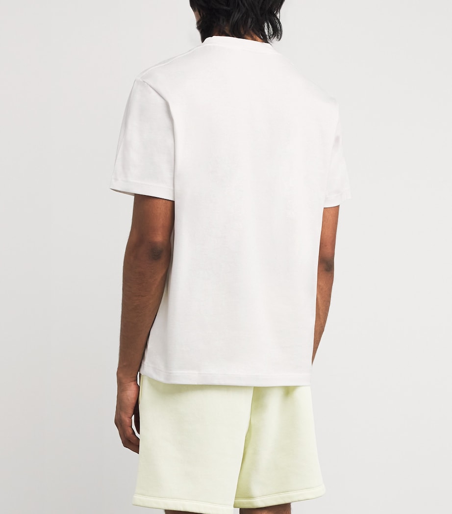 Cotton Logo T-Shirt WHITE Image 4