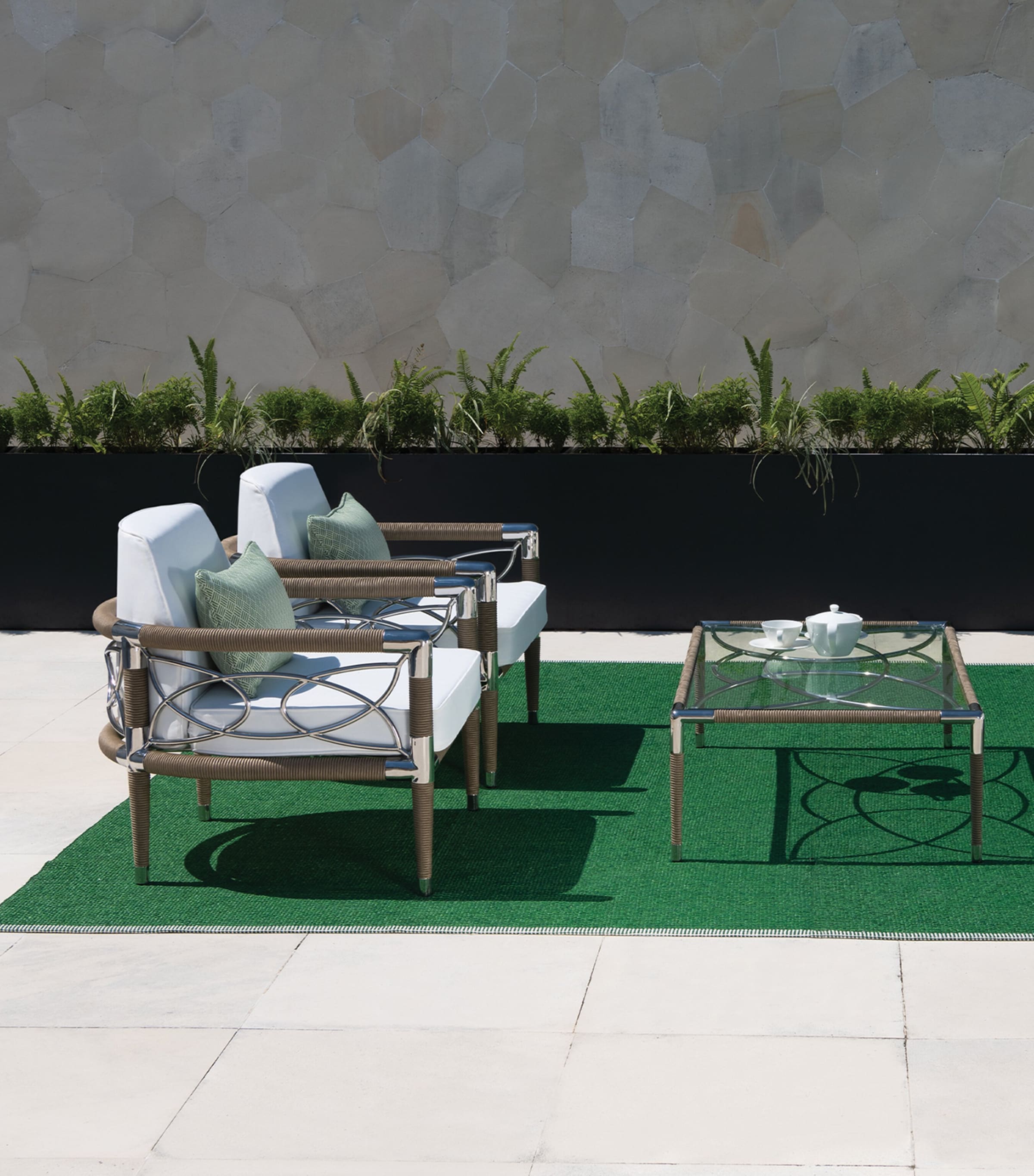 Davos Outdoor Armchair SLATE Image 3