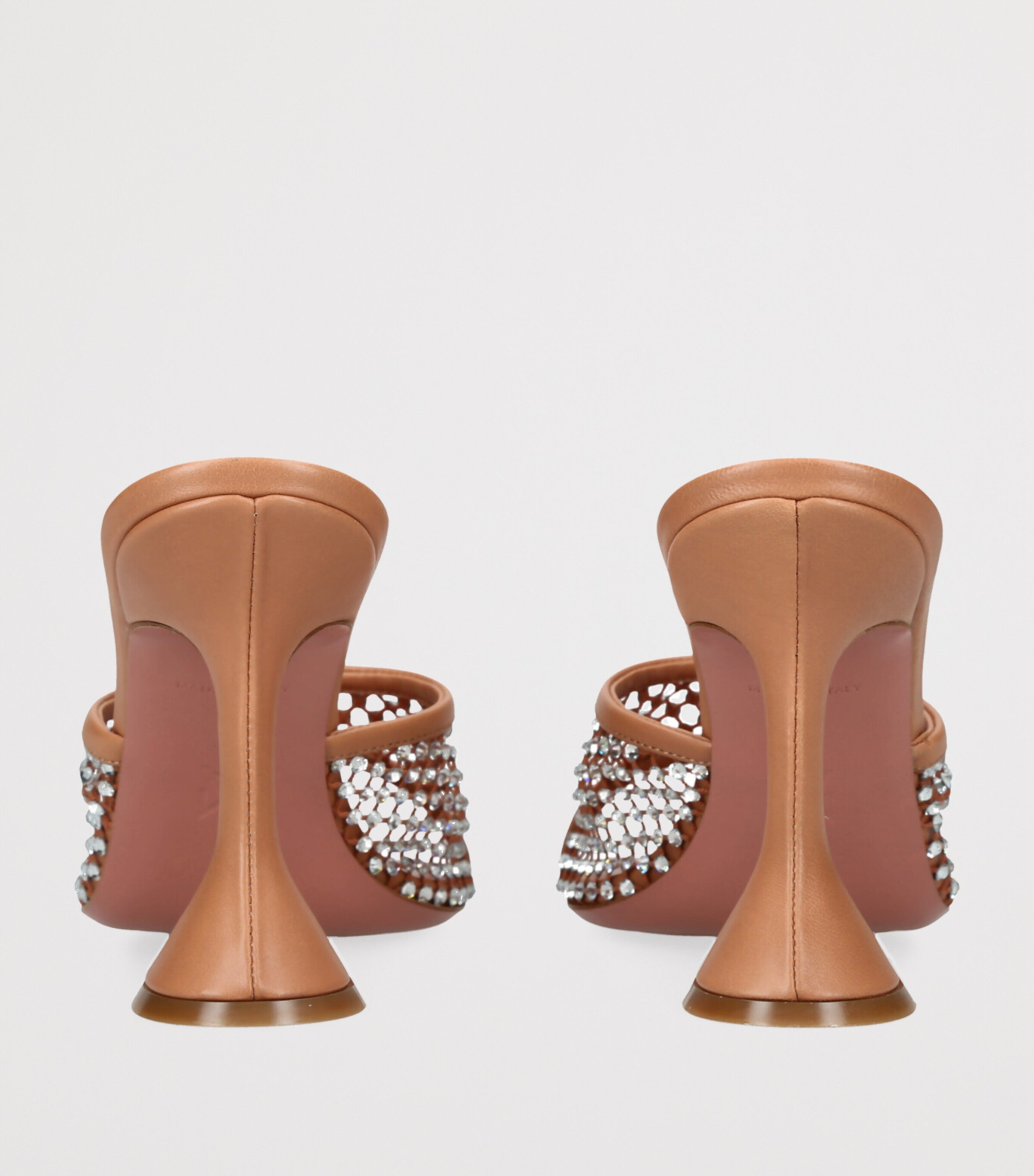 Crystal-Mesh Lupita Mules 95 MID BROWN Image 2