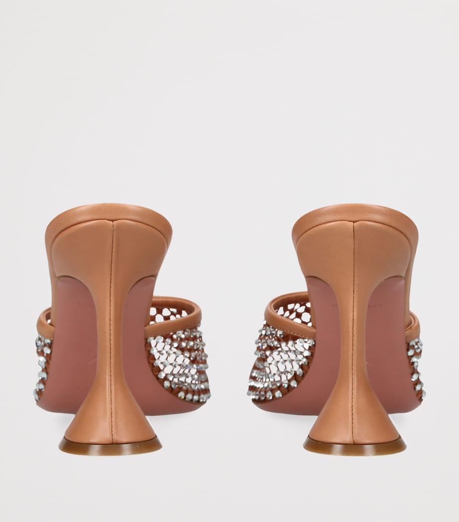Crystal-Mesh Lupita Mules 95 MID BROWN Image 2