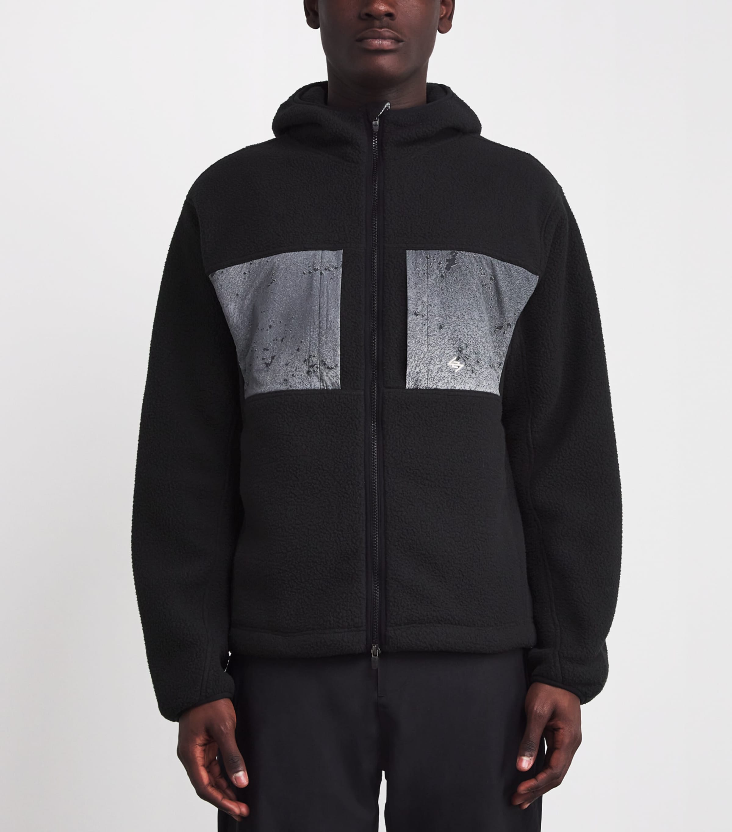 Ripstop Borg Fleece Jacket BLACK Image 3