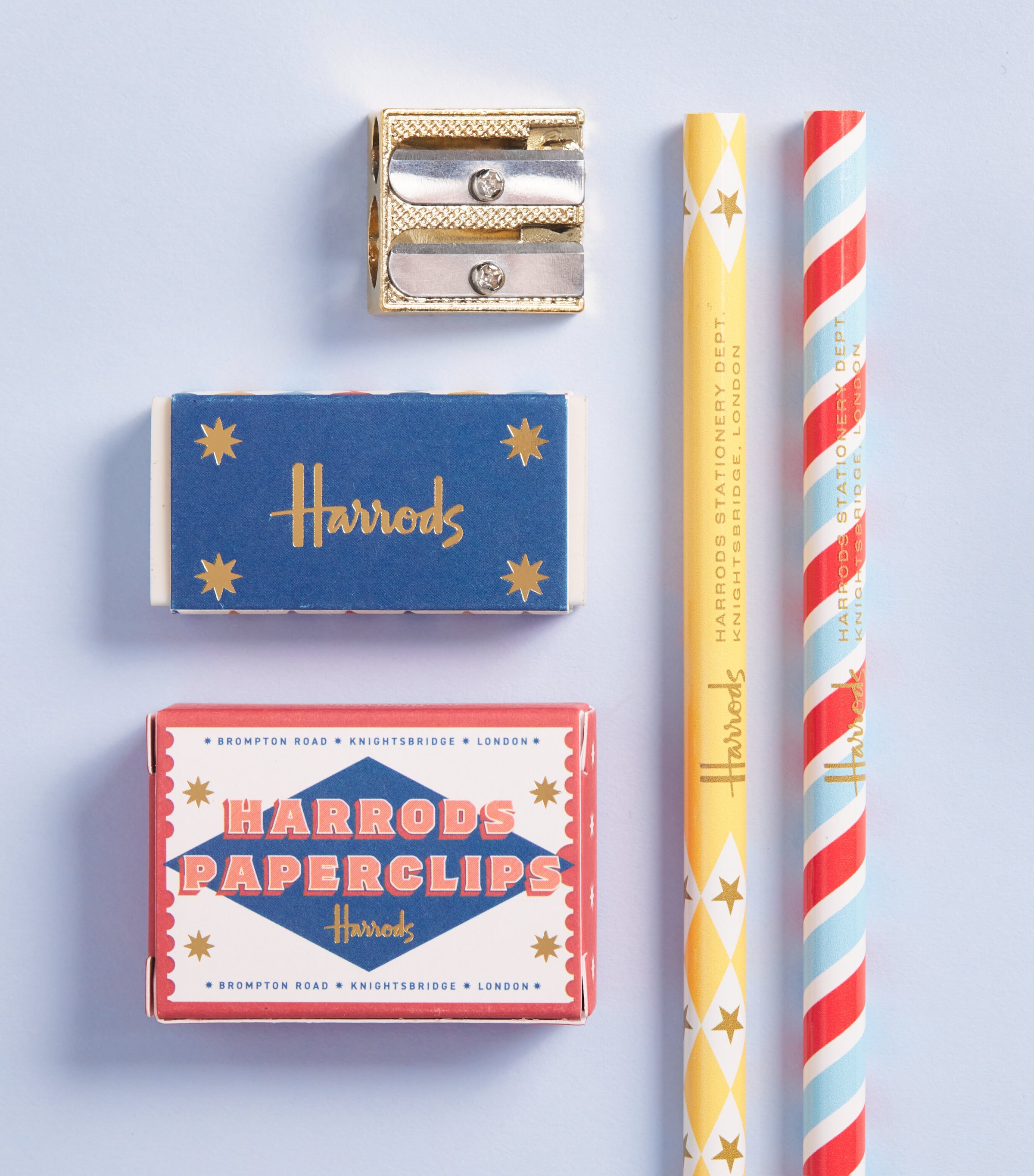 Harrods Trooping of the Colour Filled Pencil Case Blue Image 2