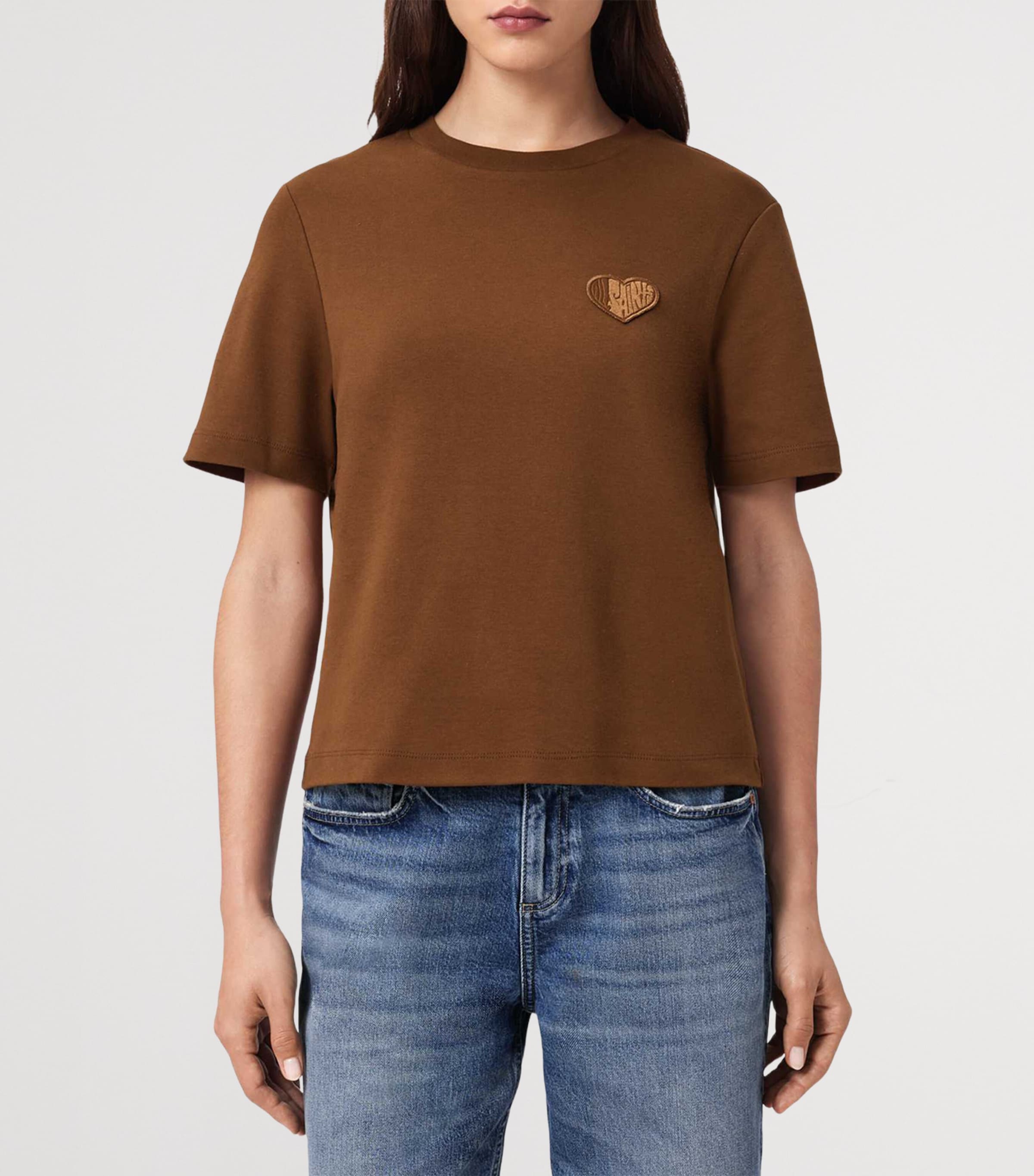 Organic Cotton Lover T-Shirt COGNAC BROWN Image 7