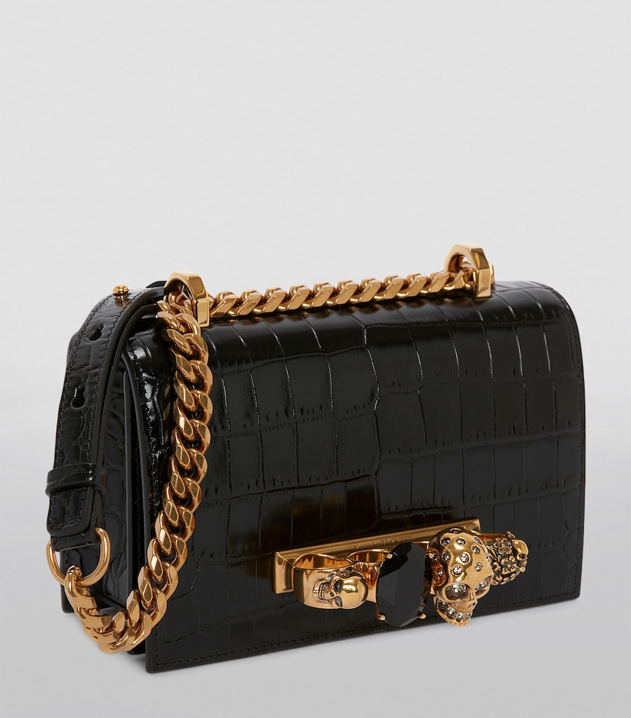 Leather Jewelled Satchel 1001 Image 2