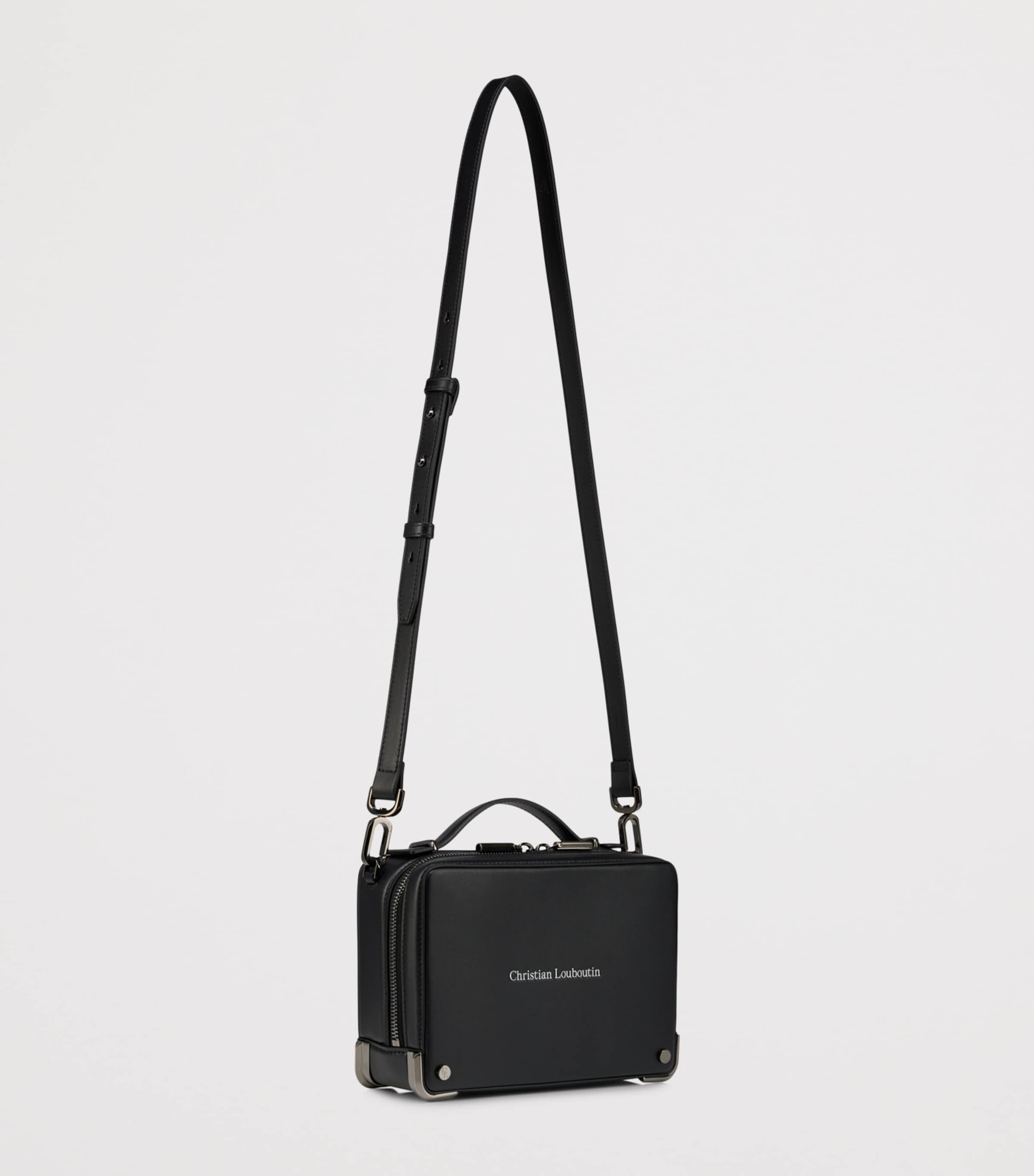 Christian Louboutin Black Tactical Small Leather Cross-Body Bag