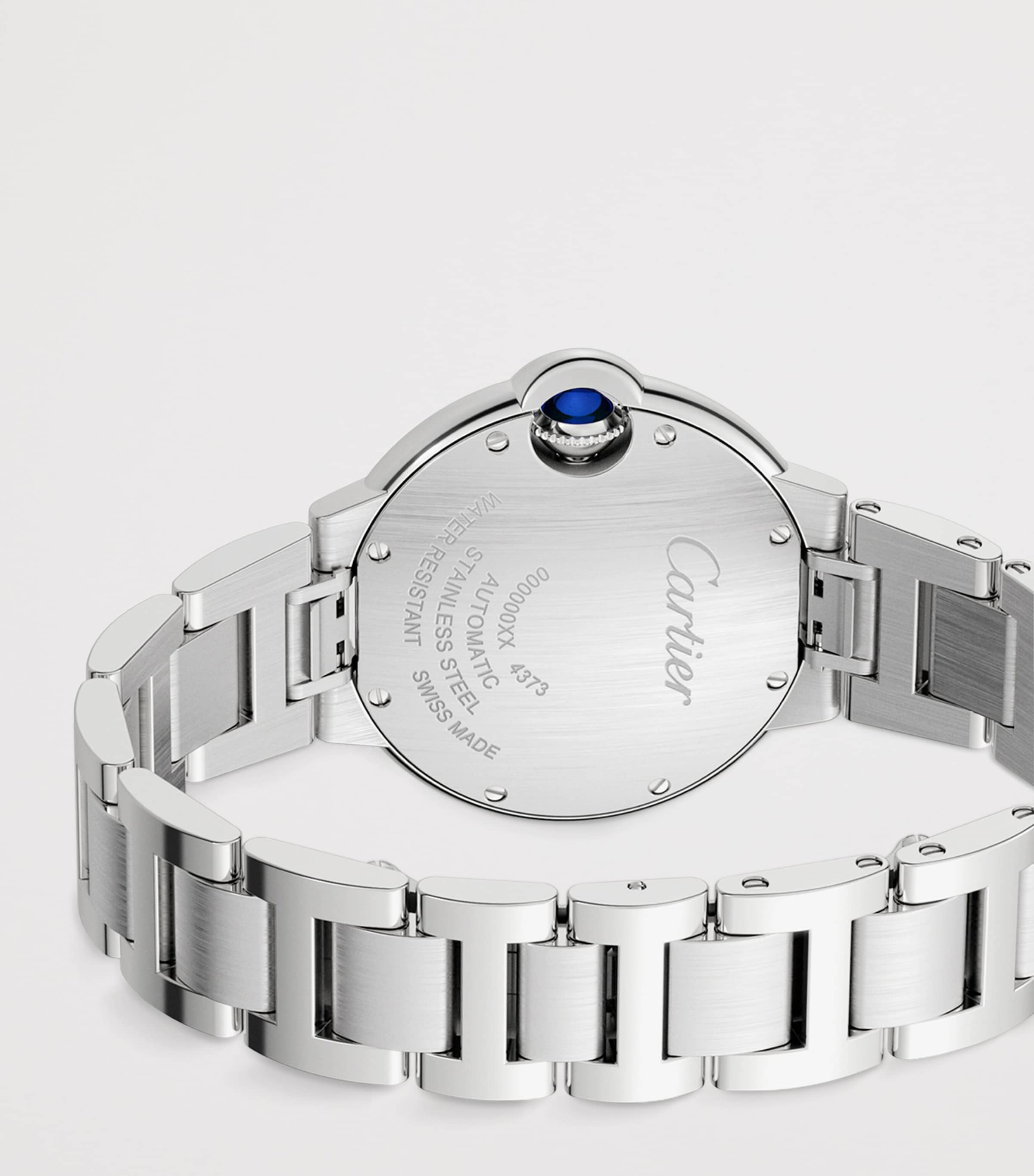 Cartier Stainless Steel Ballon Bleu de Cartier Watch 33mm Silver Image 4