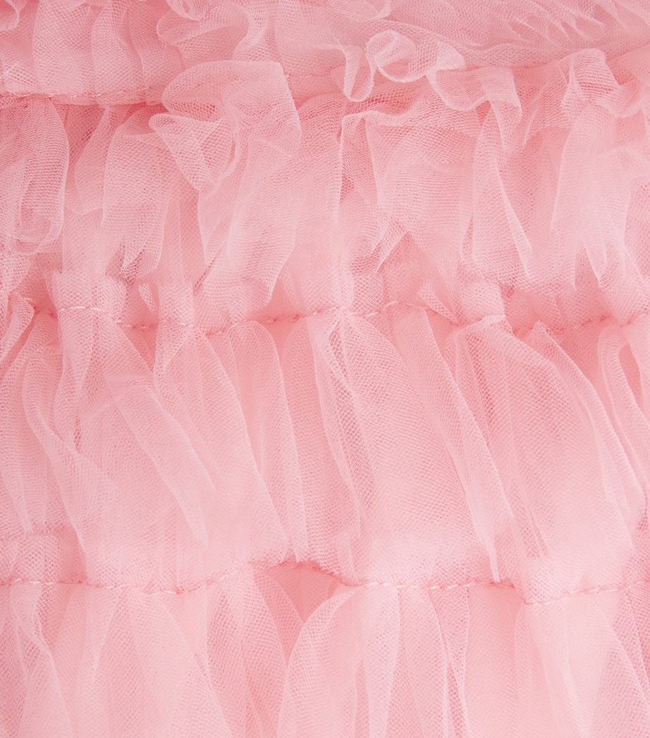 Tulle Ruffle Cape Dress (4-16 Years) PINK Image 3