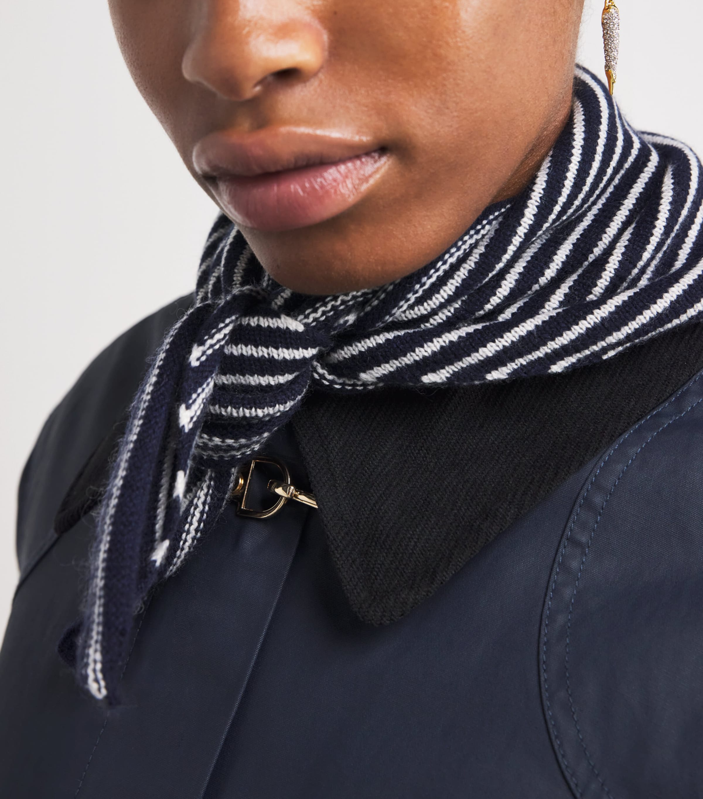 Waxed Cotton Parka NAVY Image 6