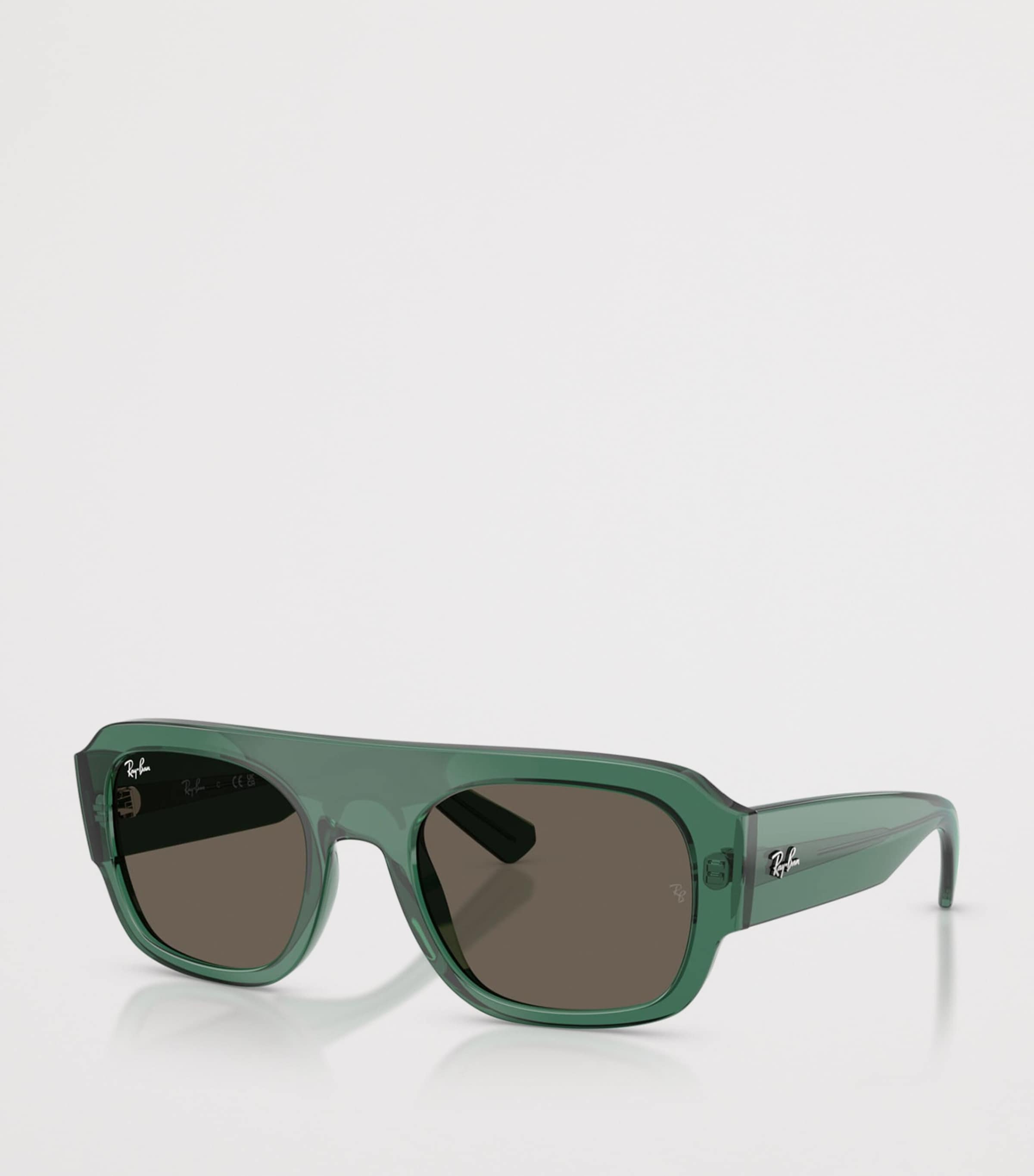 Ray-Ban RB2218 Irregular Sunglasses Green Image 2