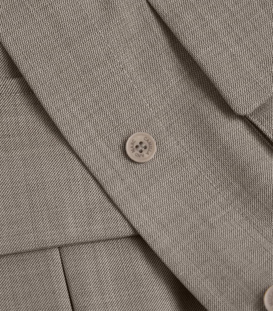 Wool-Blend Drew Shirt M00 MOTTLED STONE Image 5