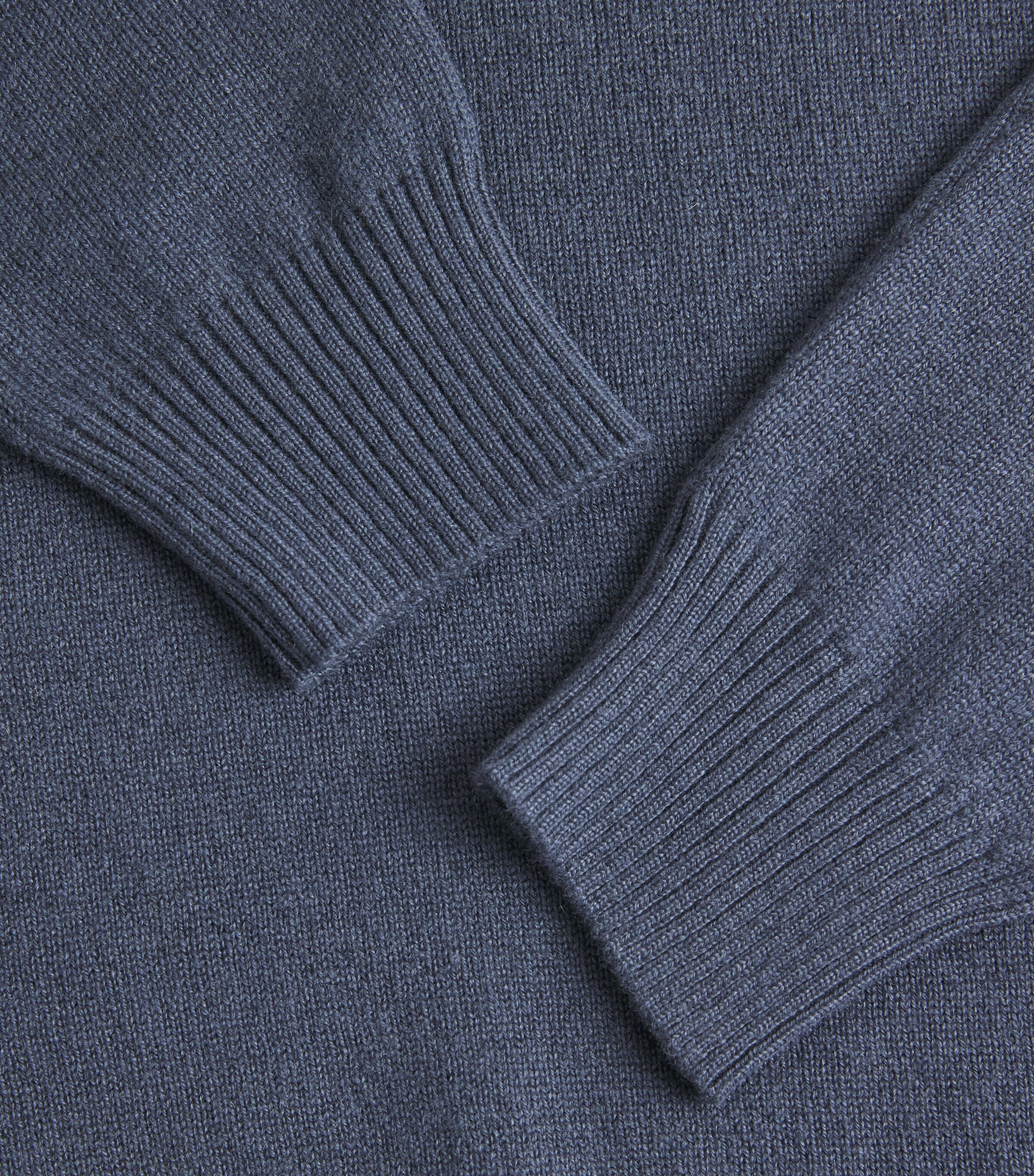 Colombo Womens Cashmere Sweater Denim Blu Image 6