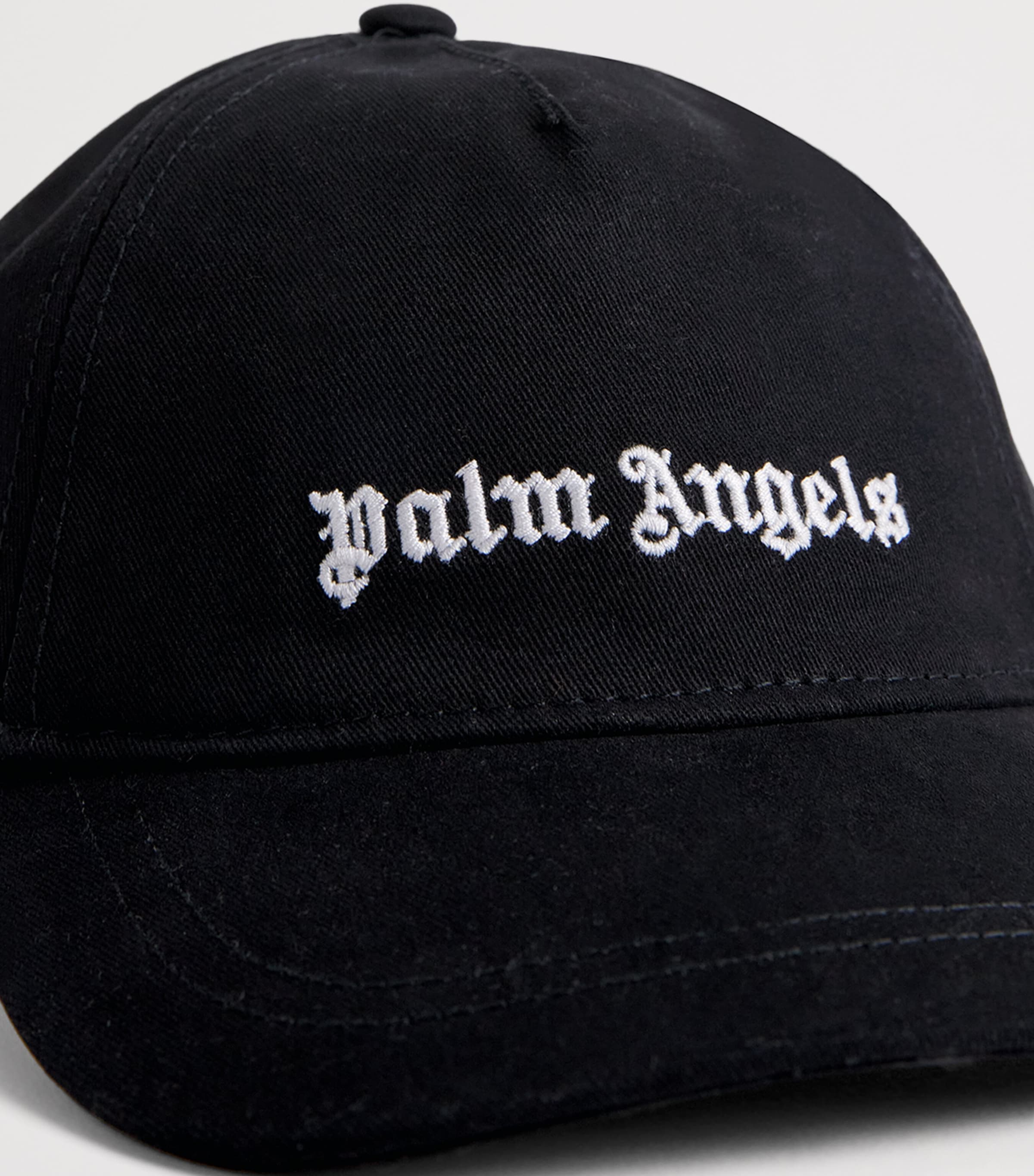 Palm Angels Kids Cotton Logo Cap Nero/black Image 3