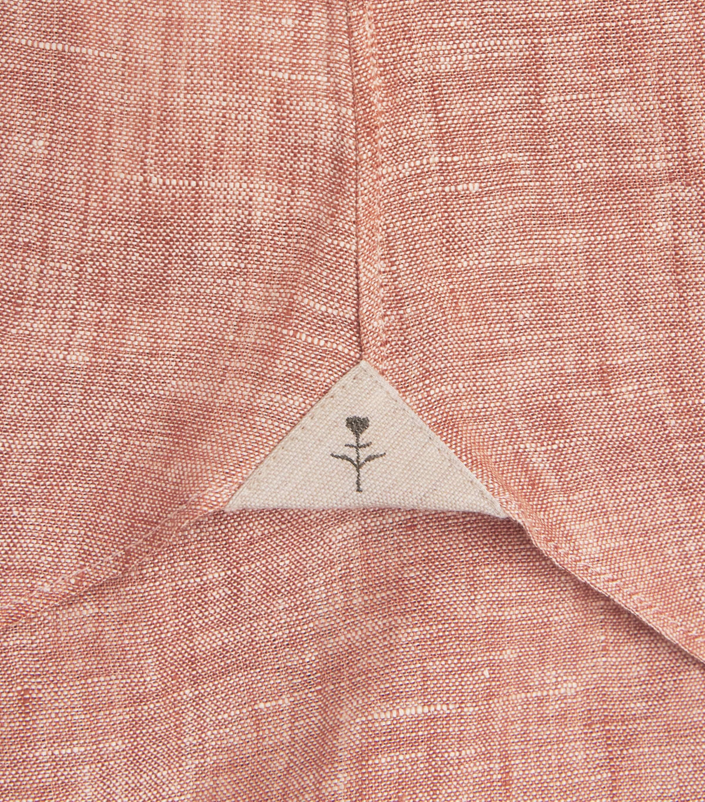 Fioroni Cashmere Mens Linen Shirt Ruggine Image 6