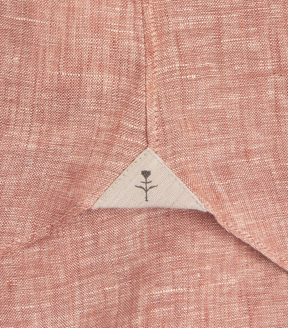 Fioroni Cashmere Mens Linen Shirt Ruggine Image 6
