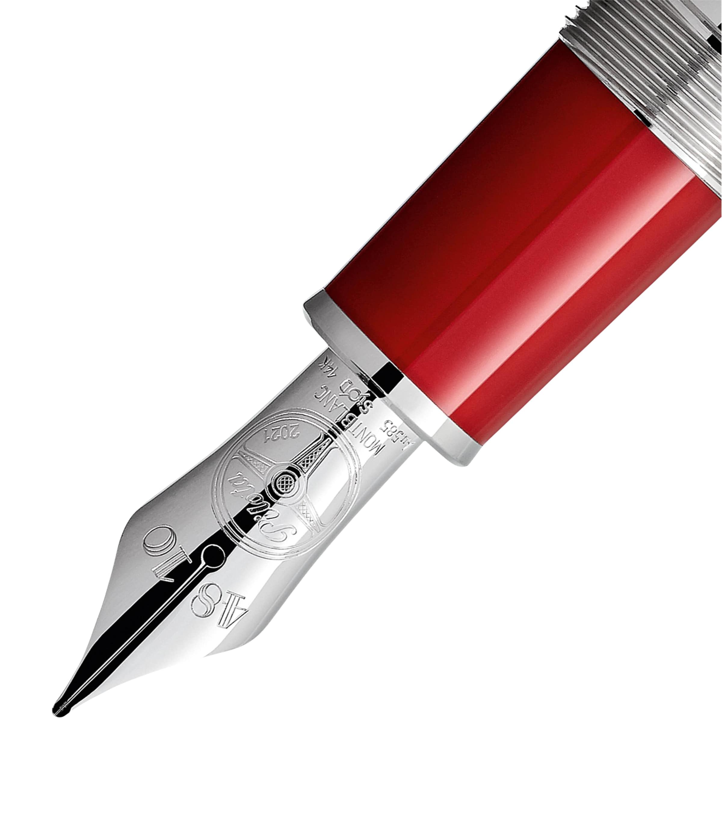 Montblanc Great Characters Enzo Ferrari Fountain Pen Red Image 3