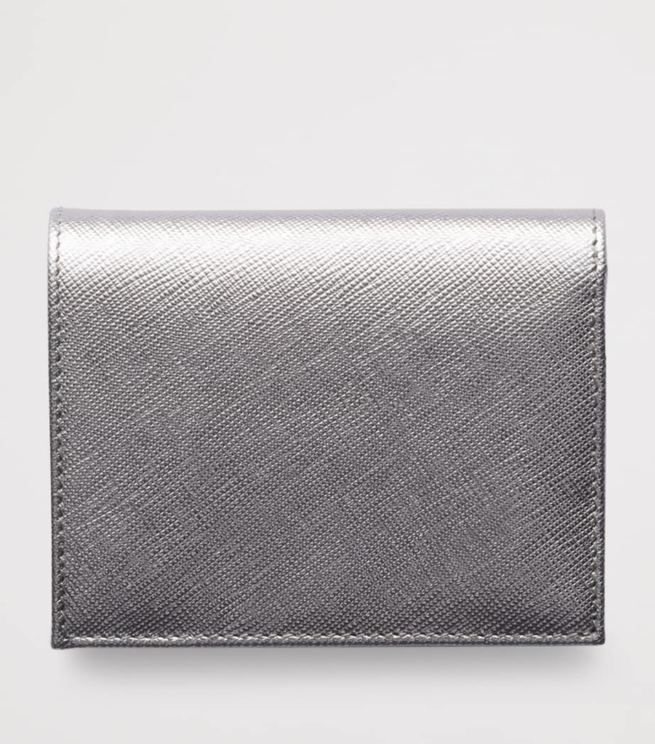 Small Saffiano Leather Bifold Wallet F0135 Image 3
