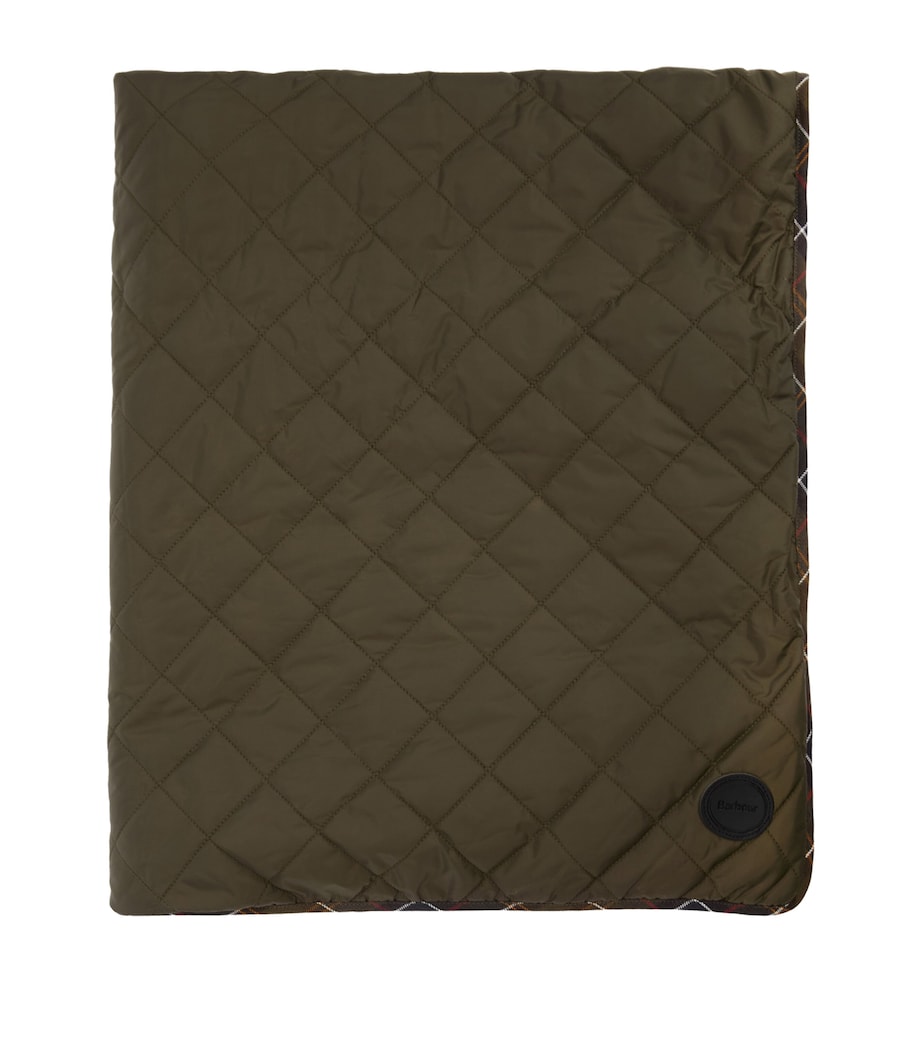 Barbour Reversible Dog Blanket Olive Image 1