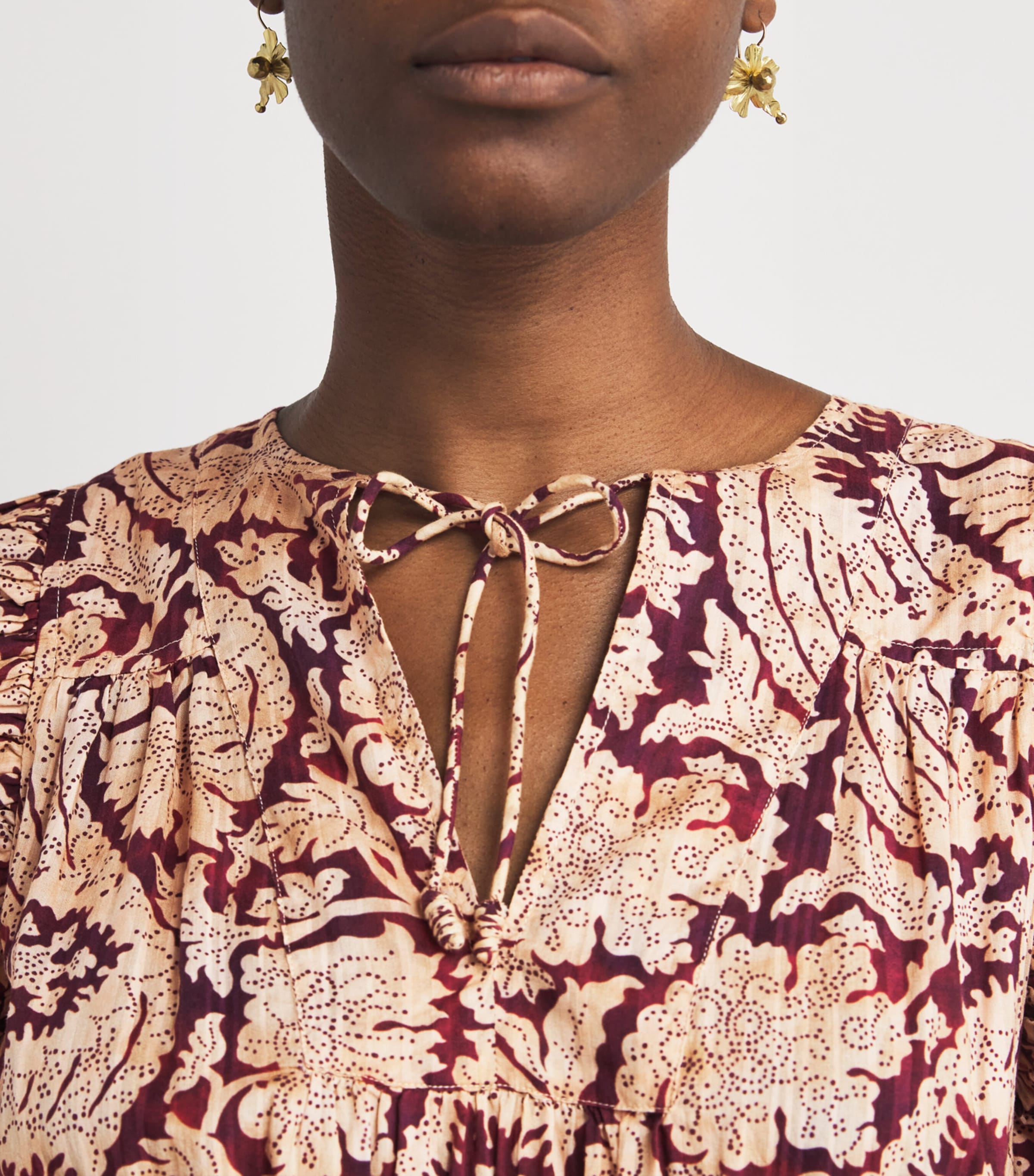 Kairi Flutter Midi Dress AMRTH AMARANTHU Image 4