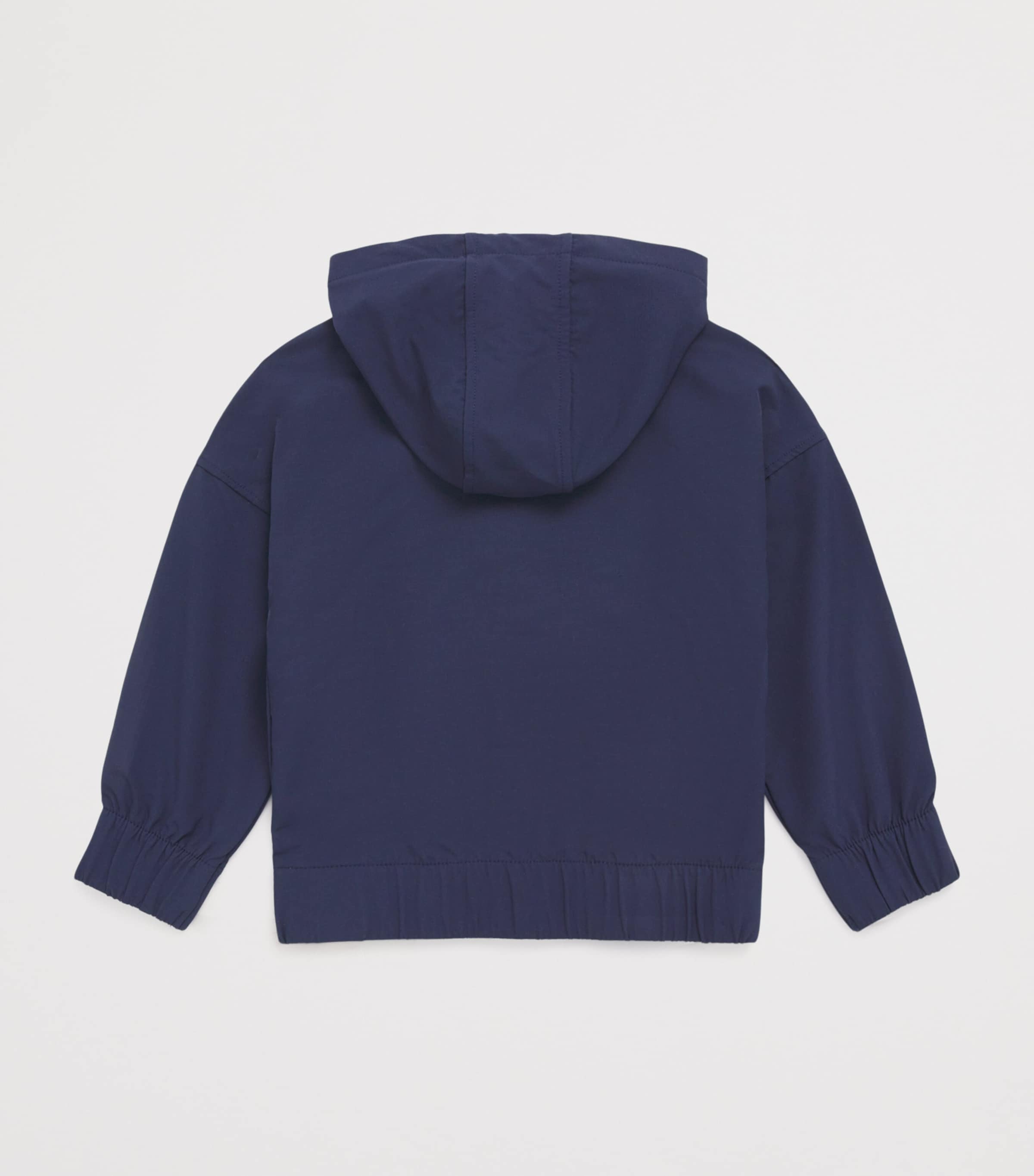 Hooded Zip-Up Raincoat (4-16 Years) 849NAVY Image 2