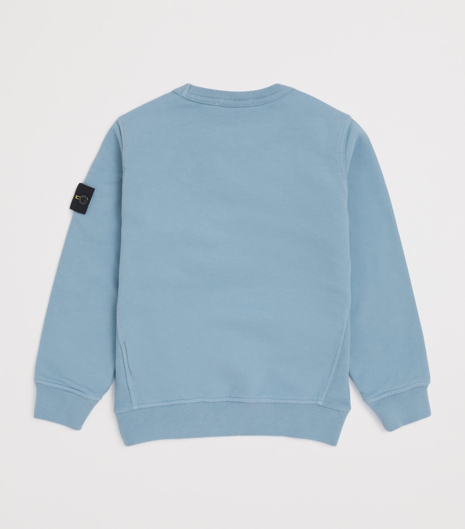 Cotton Logo Sweatshirt (4-14 Years) V004AAQUA Image 2