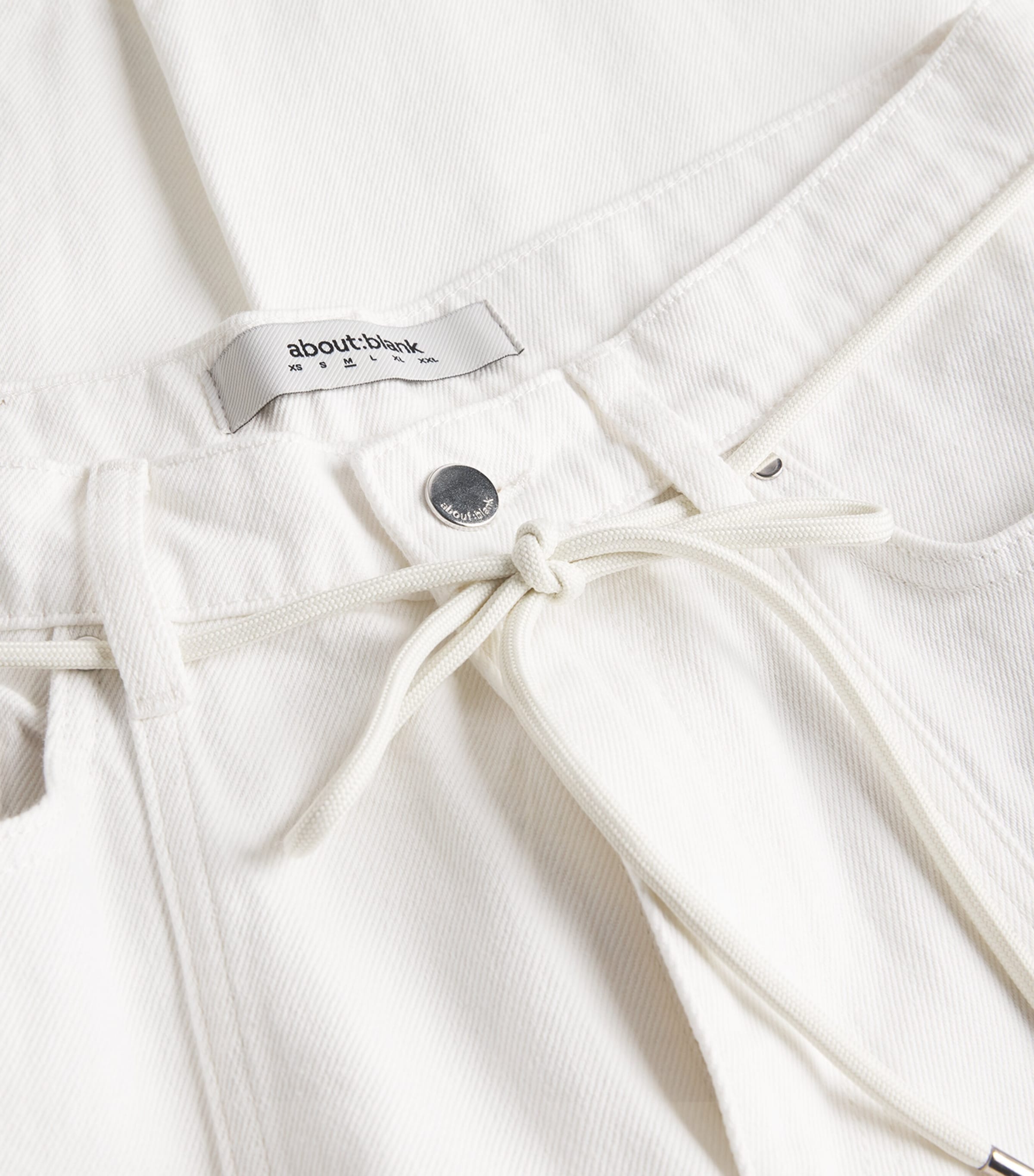 Wide-Leg Felled Jeans ECRU Image 5