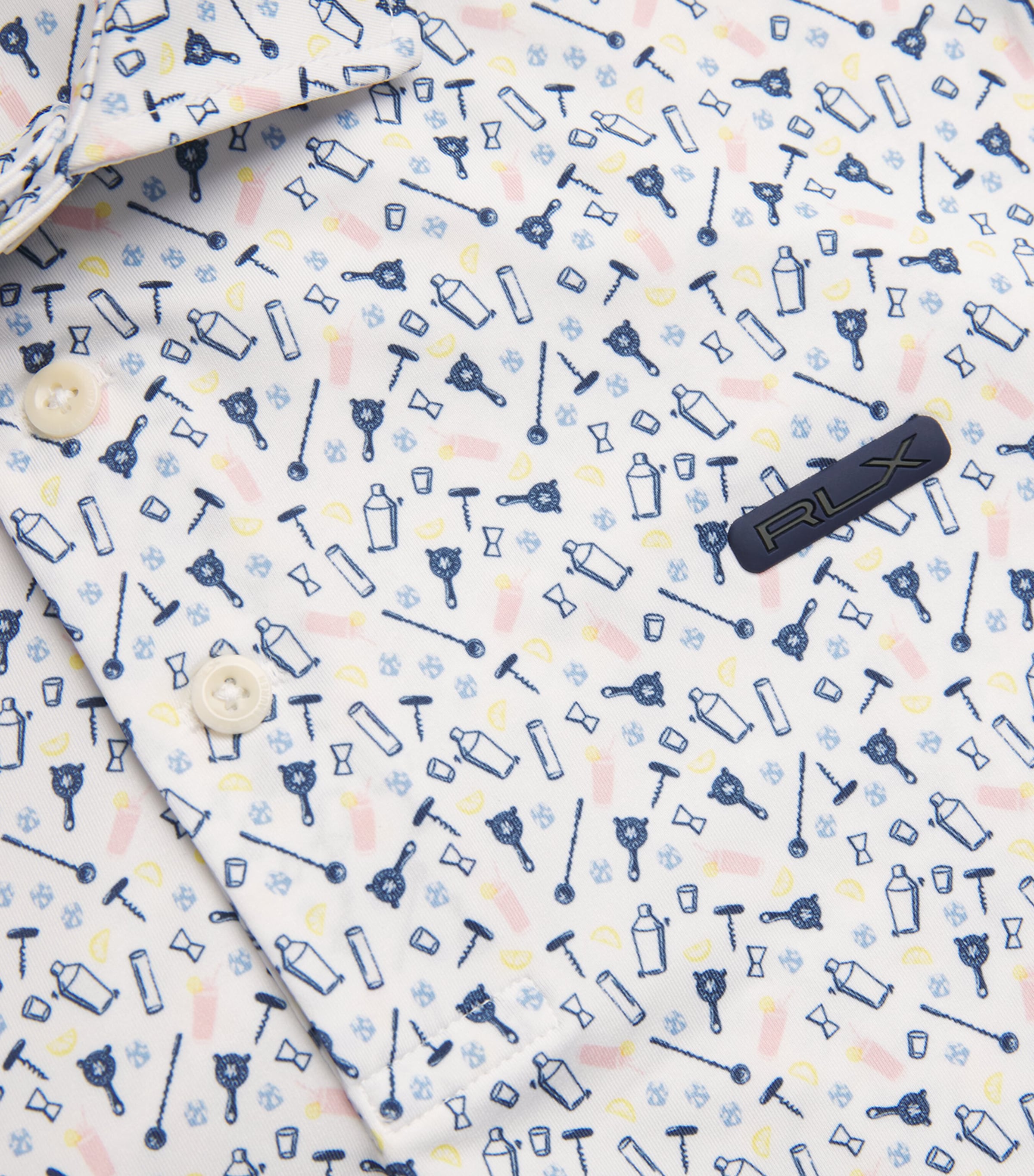 Airflow Polo Shirt TEE TIME RFND NVY Image 5