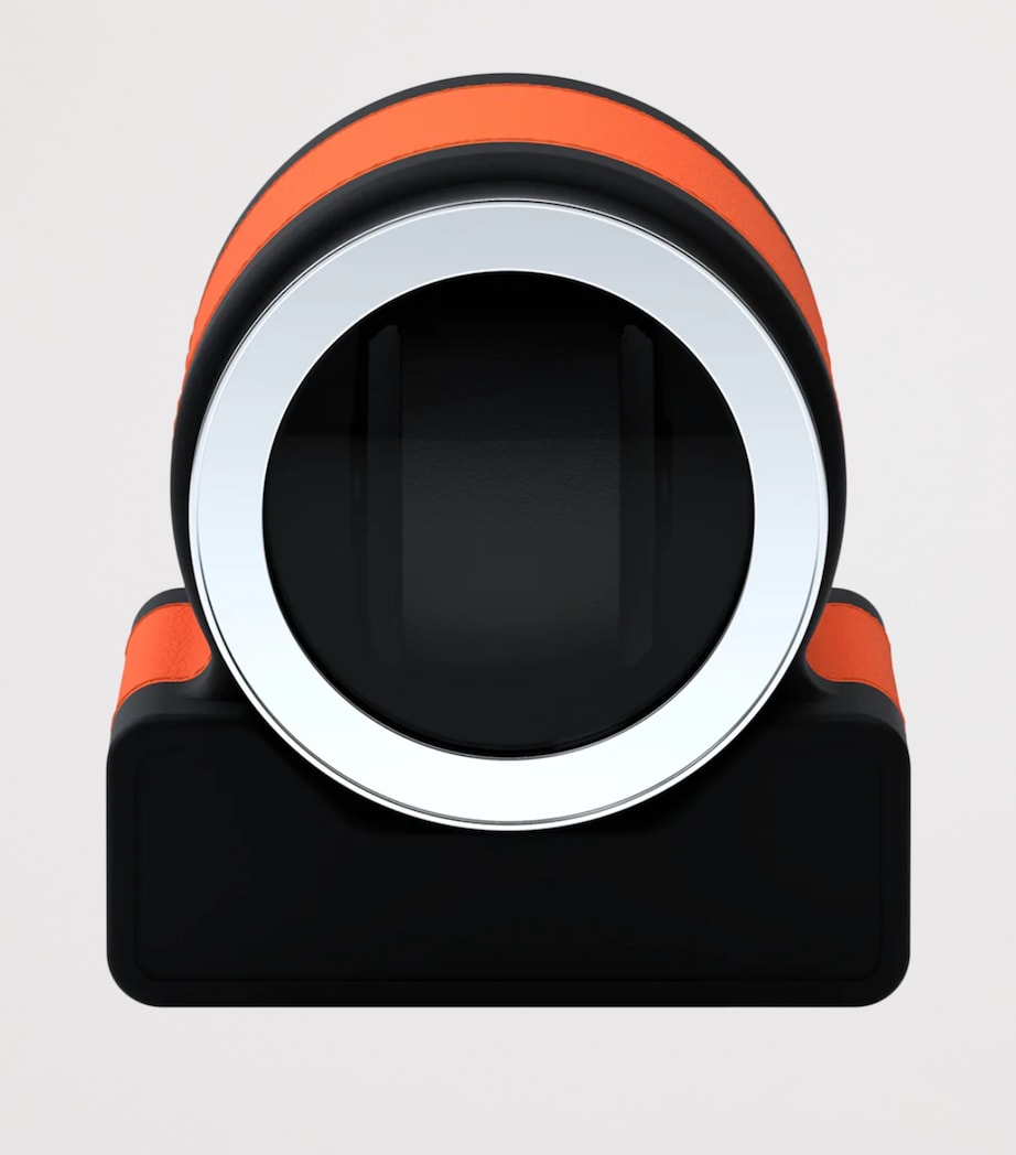 Scatola Del Tempo Leather Rotor One Automatic Watch Winder Orange Image 2