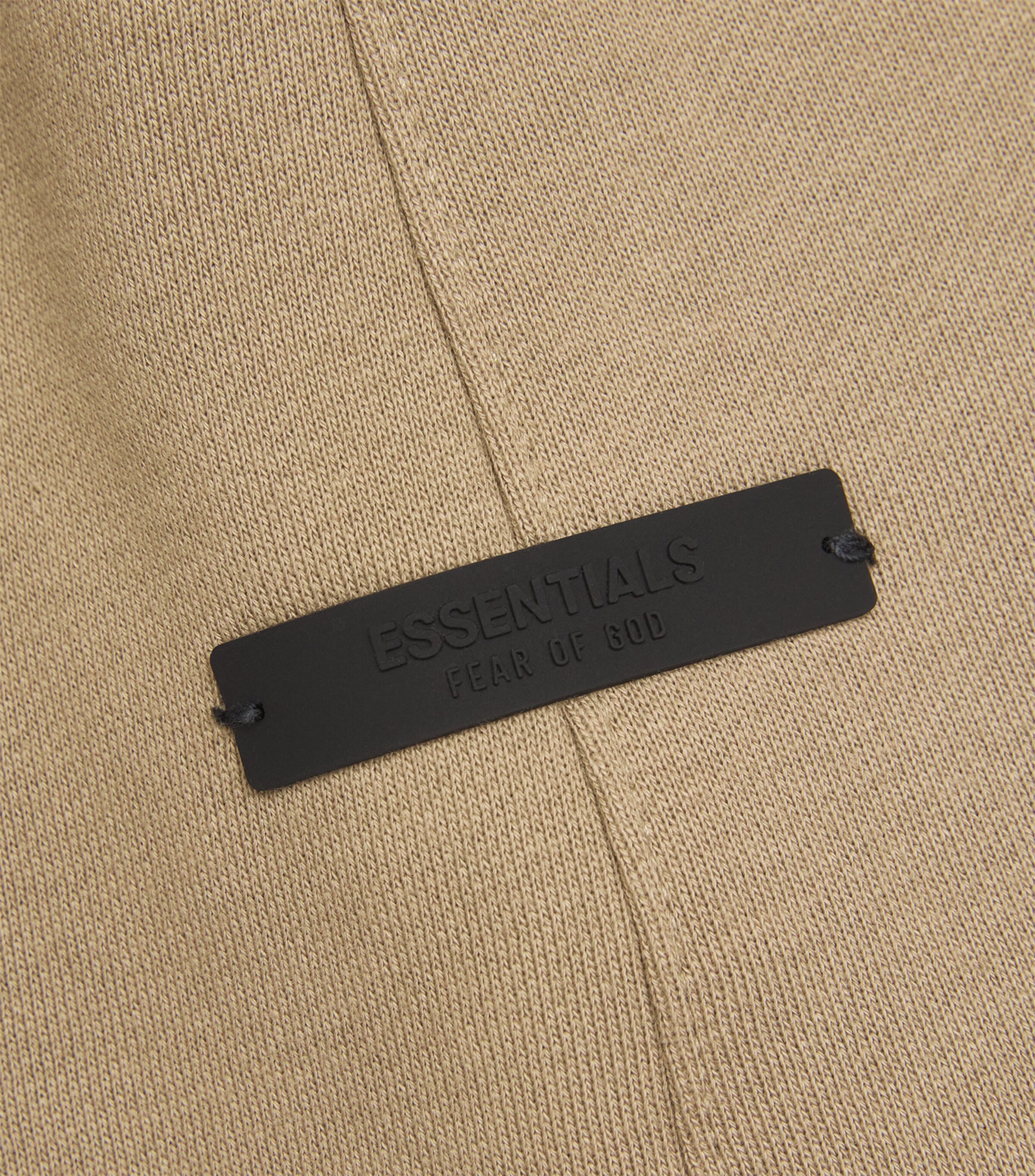 FEAR OF GOD ESSENTIALS Mens Cotton-Blend Logo Sweatpants Desert Sand Image 5