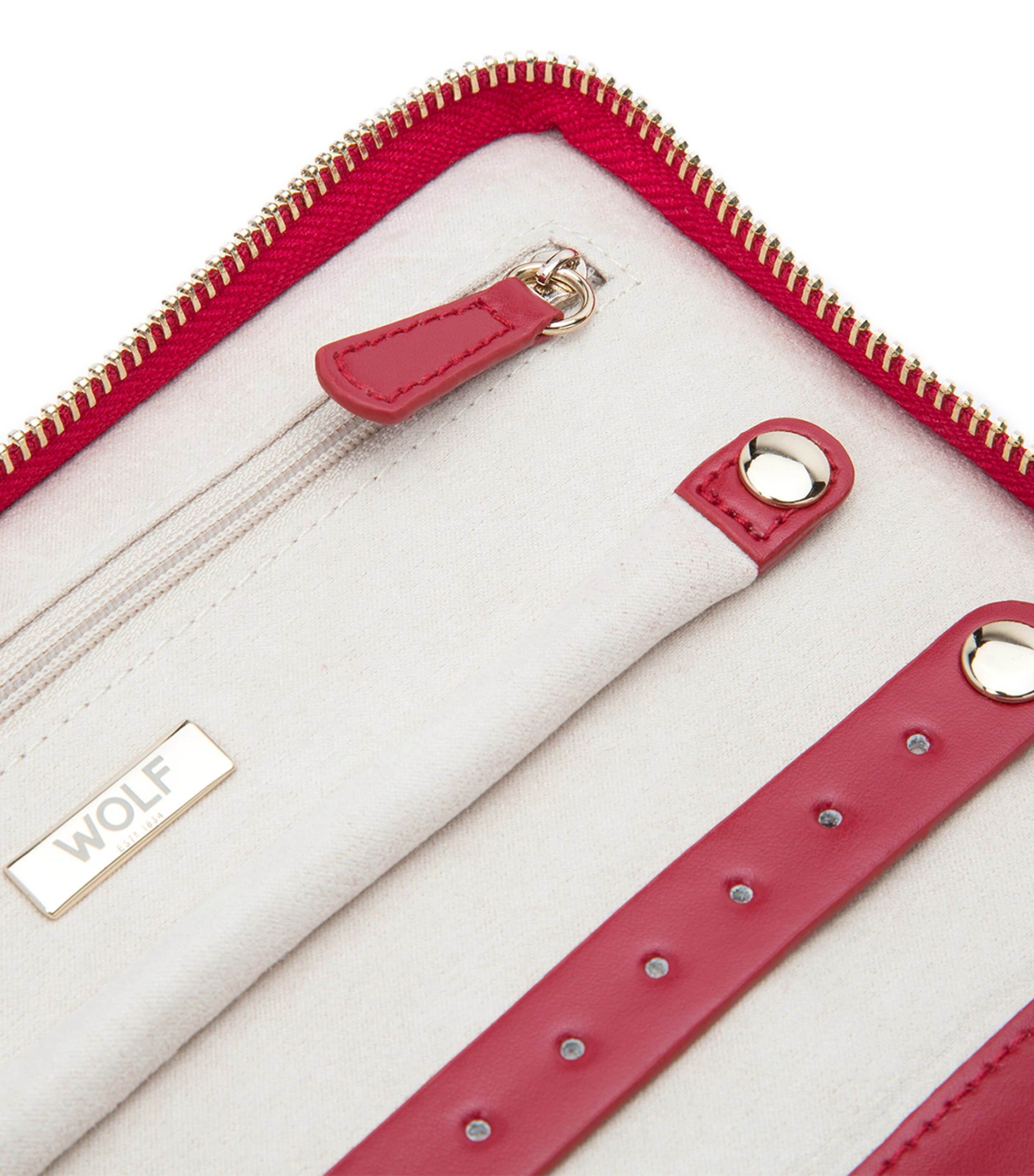 WOLF Leather Caroline Jewellery Portfolio Red Image 2