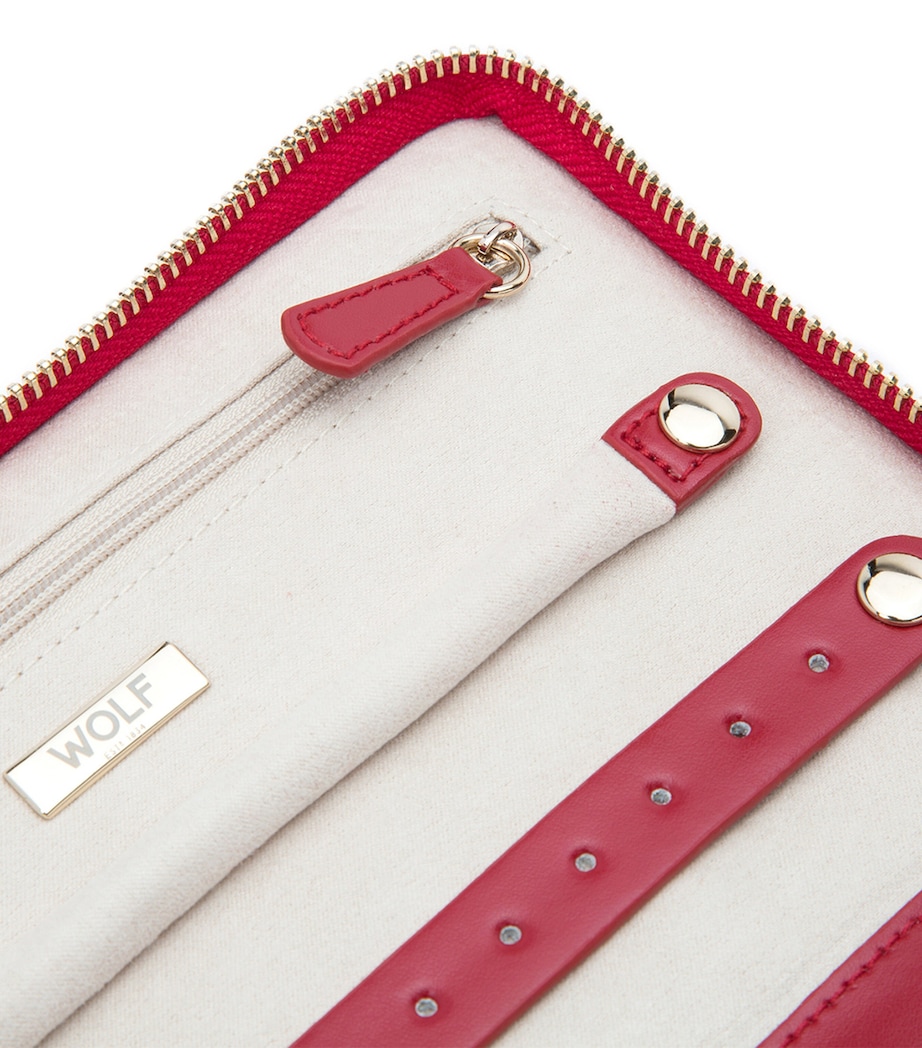 Leather Caroline Jewellery Portfolio RED Image 2