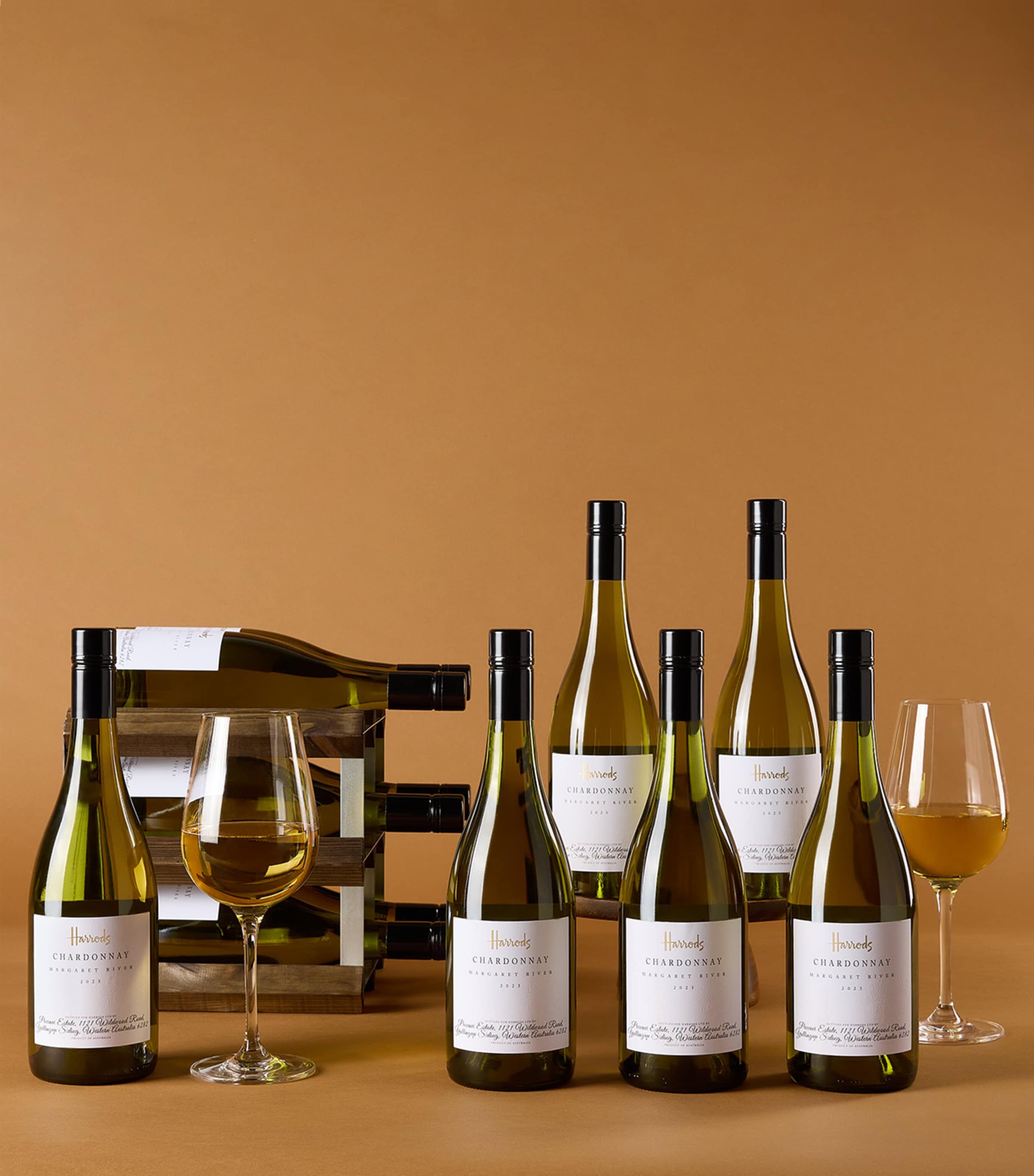 Harrods Margaret River Chardonnay Wine Case (12 Bottles) - Margaret River, Australia