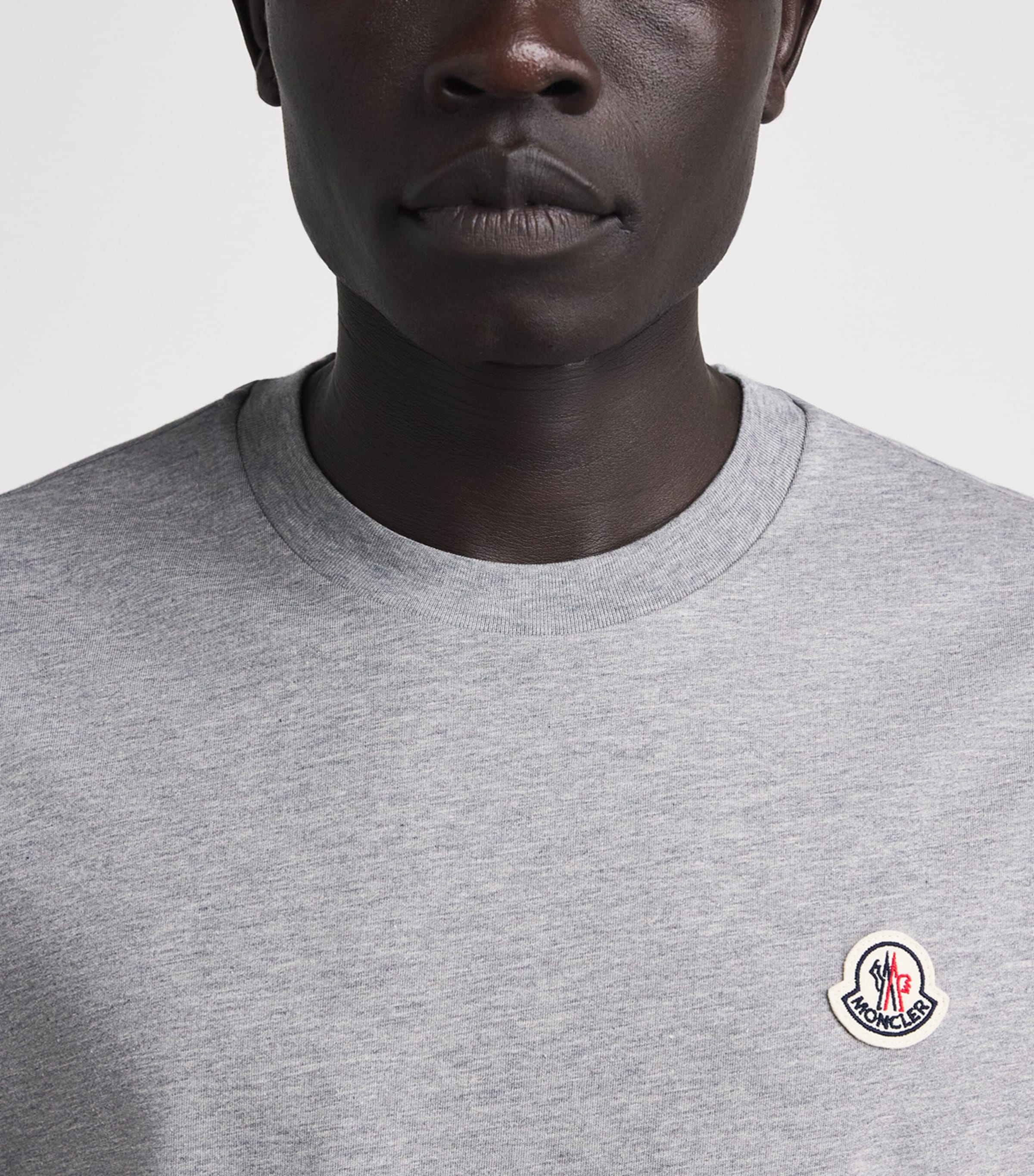 Moncler Mens Logo Patch T-Shirts (Pack of 3) Image 3