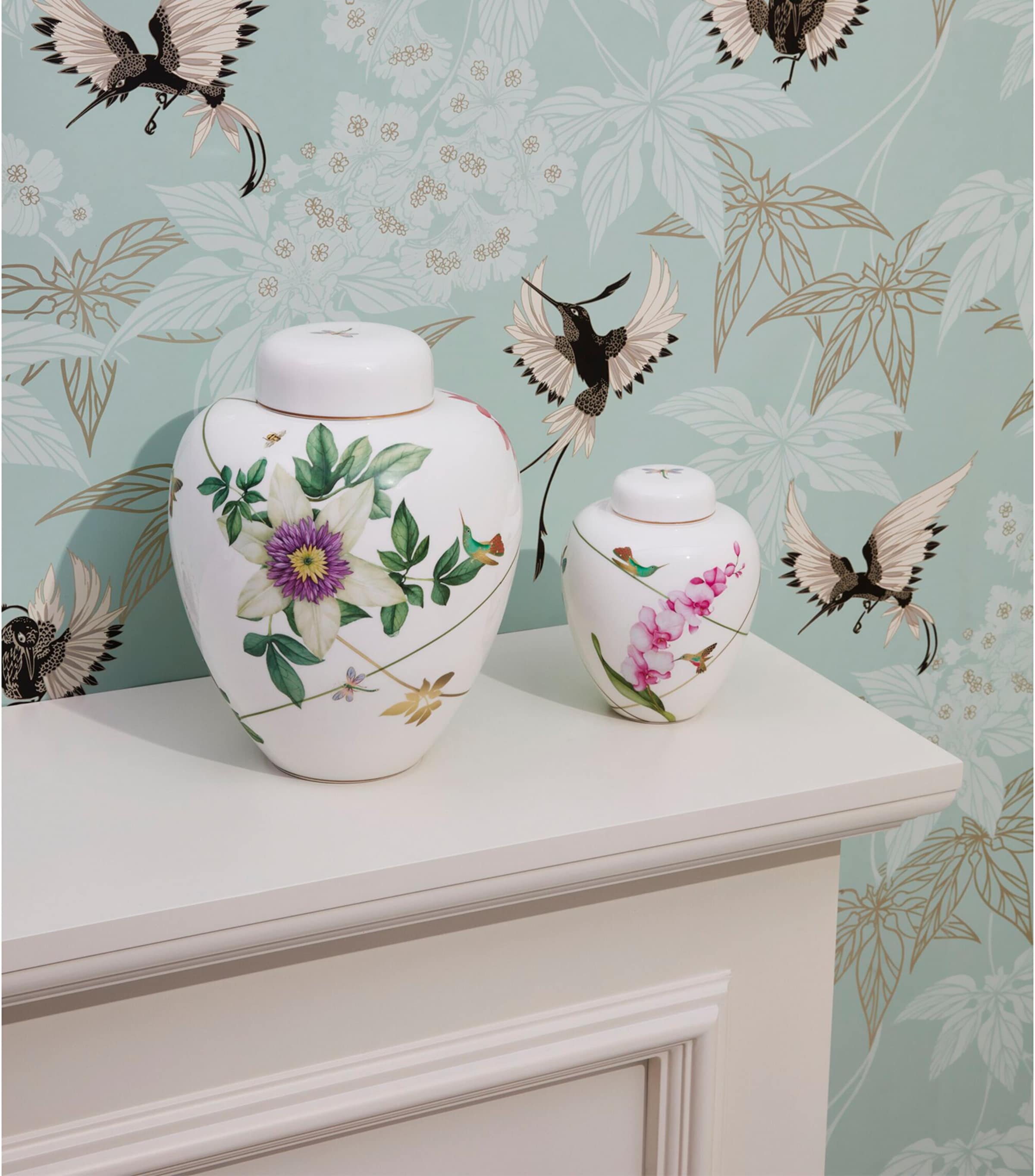 Hummingbird Lidded Vase (15cm) MULTI Image 2