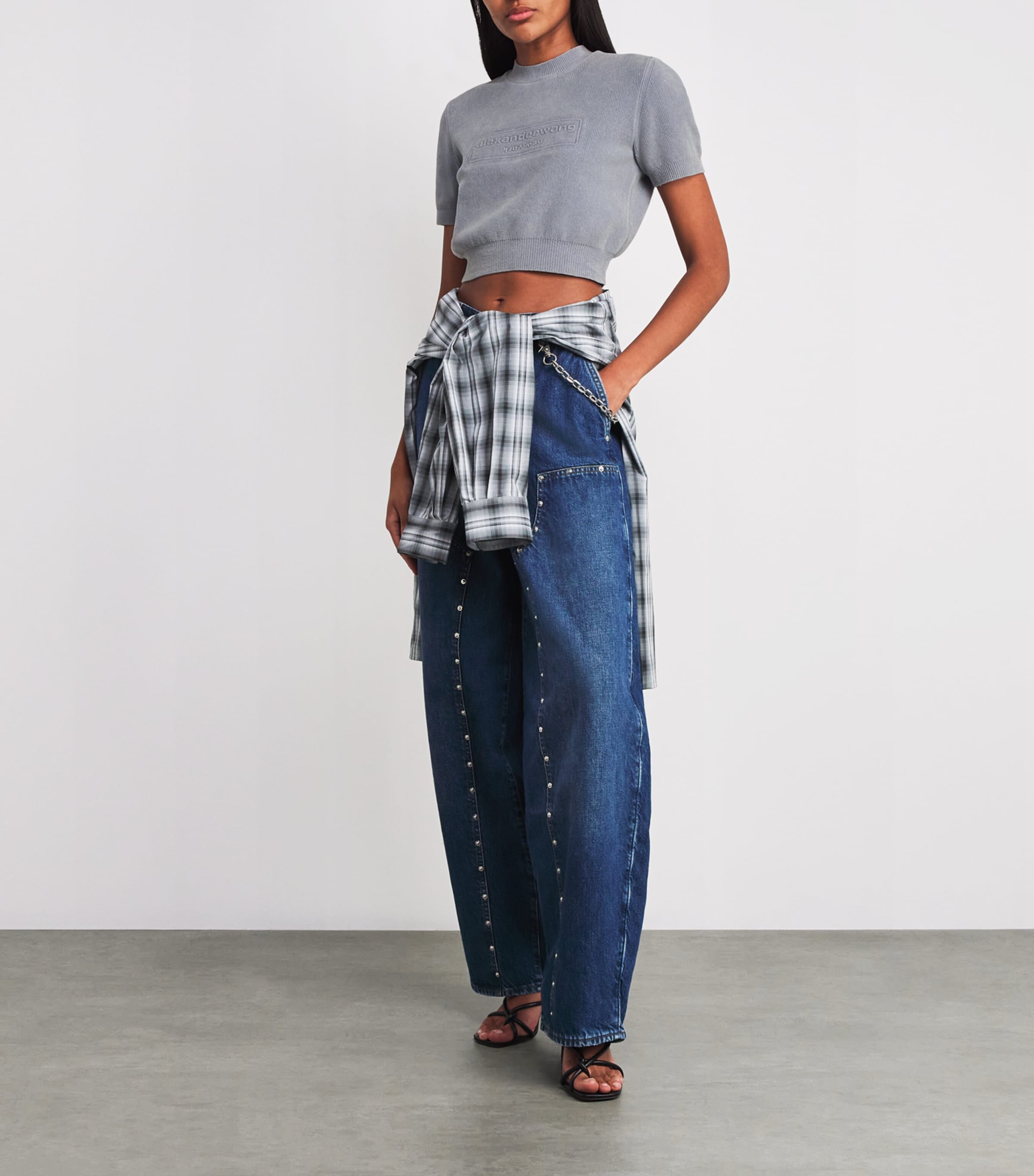 Alexander Wang Cotton-Blend Chenille Logo T-Shirt | Women Clothing | Tops | T-Shirts | Designers | Alexander Wang Alexander Wang Cotton-Blend Chenille Logo T-Shirt | Women Clothing | Tops | T-Shirts | Designers | Alexander Wang
