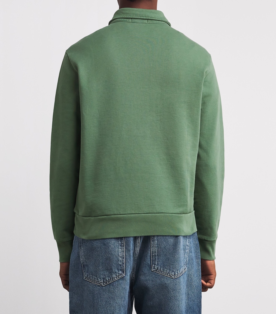 Cotton Polo Pony Sweater FATIGUE Image 4