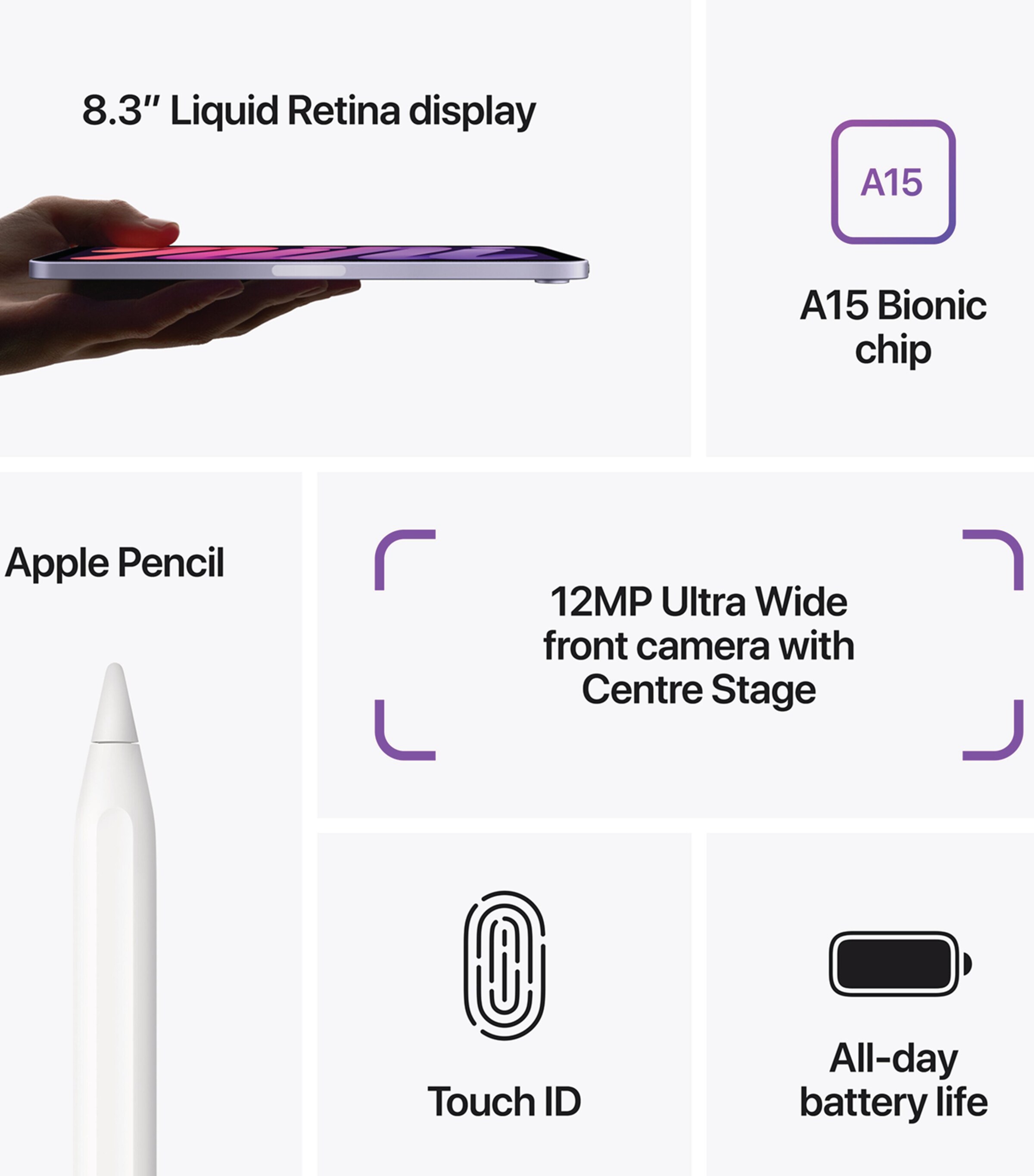 iPad Mini 8.3" Wi-Fi 256GB - Space Grey SPACE GREY Image 7