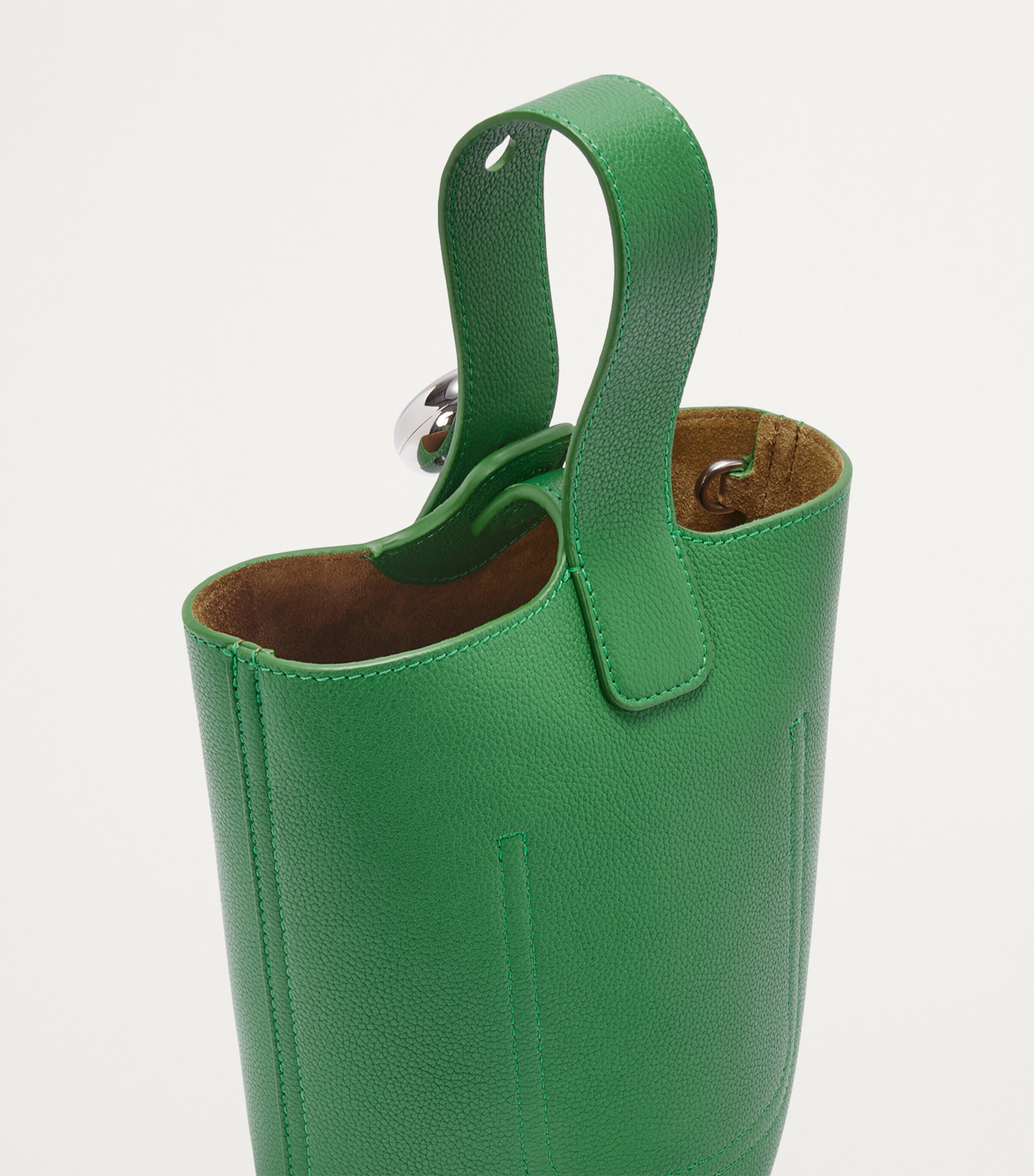 トートバッグ LOEWE Yellow Leather Mini Pebble Bucket Bag Mini Pebble bucket in smooth calfskin Yellow - LOEWE