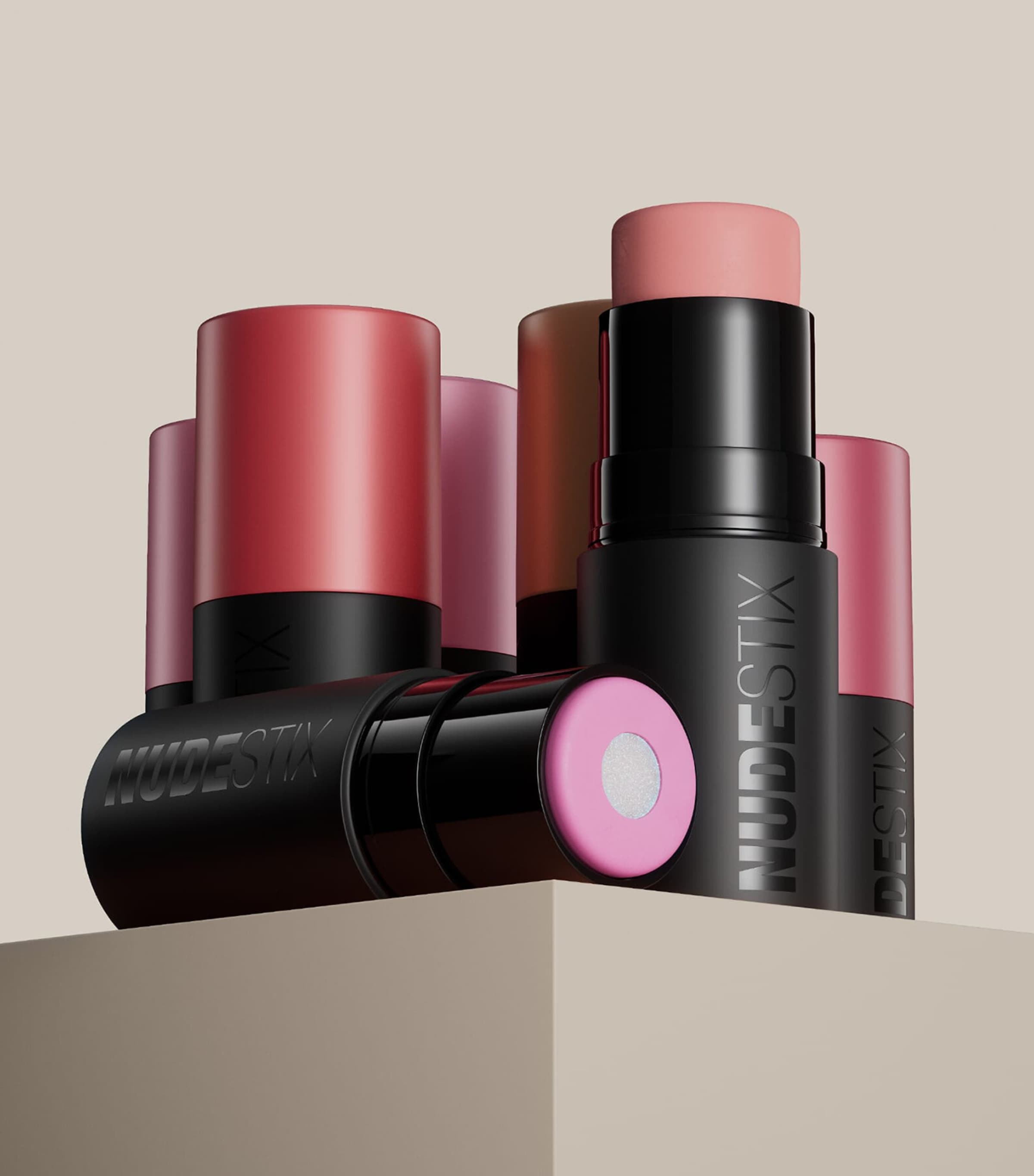 NUDESTIX Nudies Matte + Glow Core Blush Magenta Magic Image 3