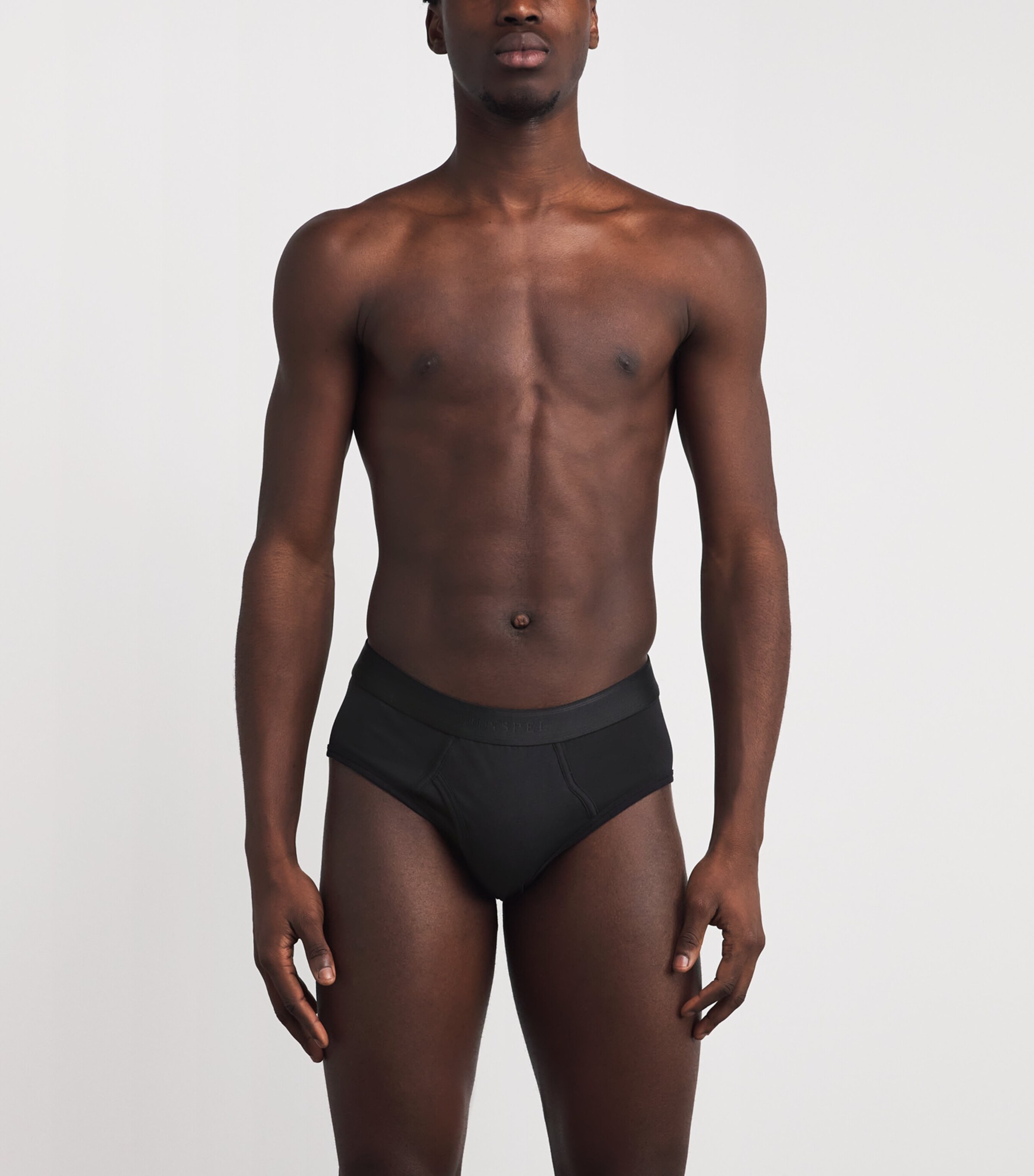 Superfine Cotton Briefs BKAA - BLK Image 2