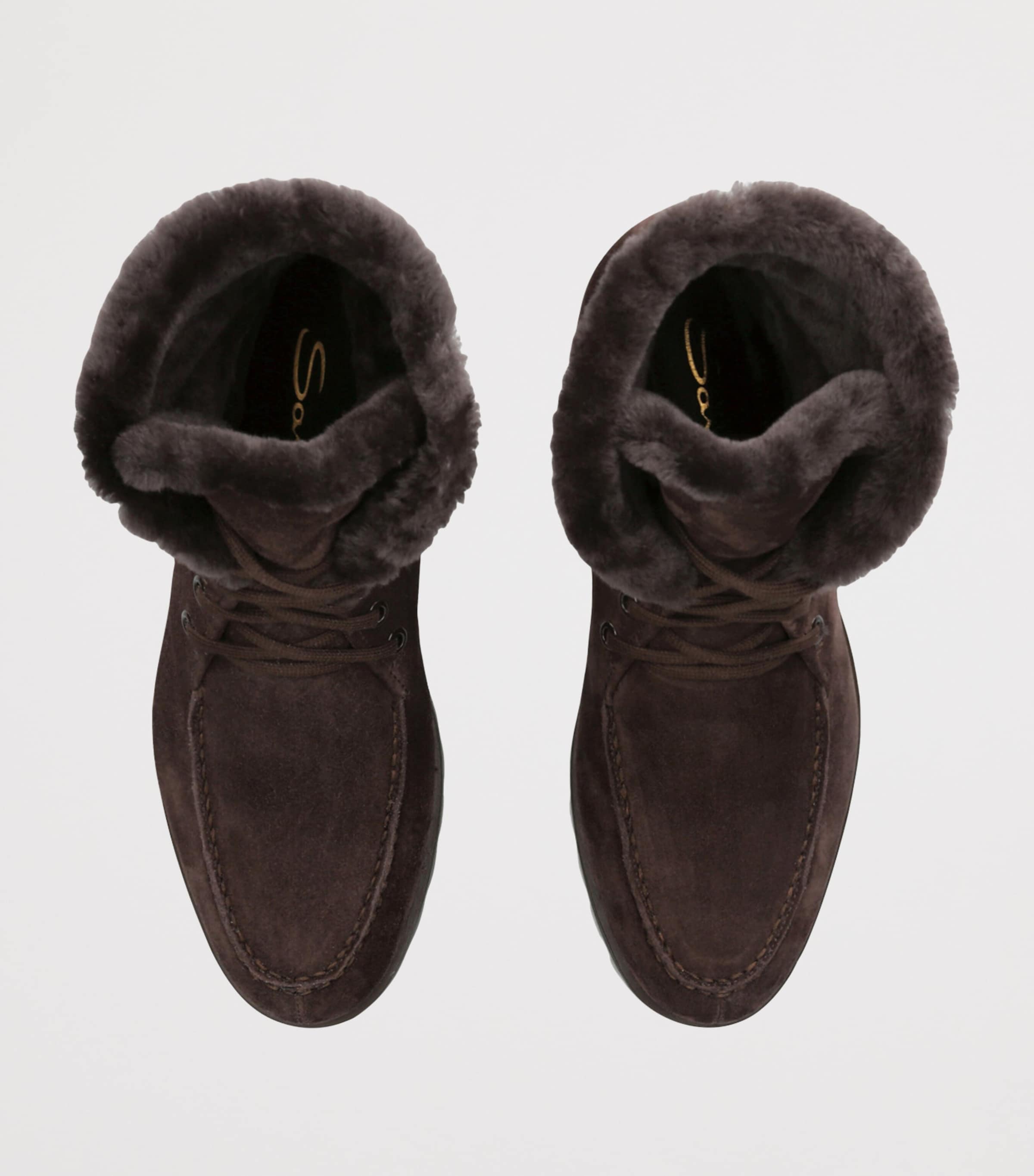 Suede Detroit Boots DARK BROWN Image 4