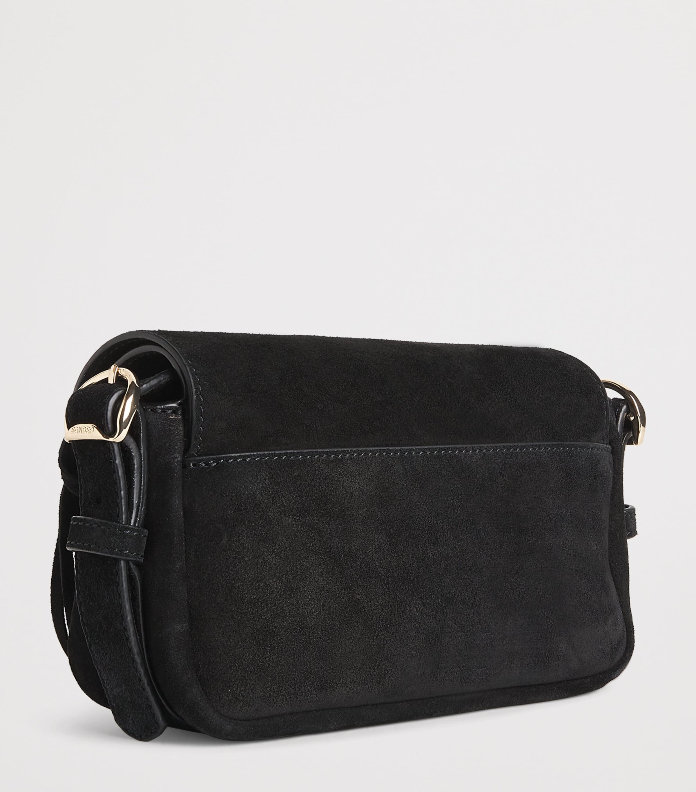 Small Suede Le Mambo Cross-Body Bag BLACK Image 3