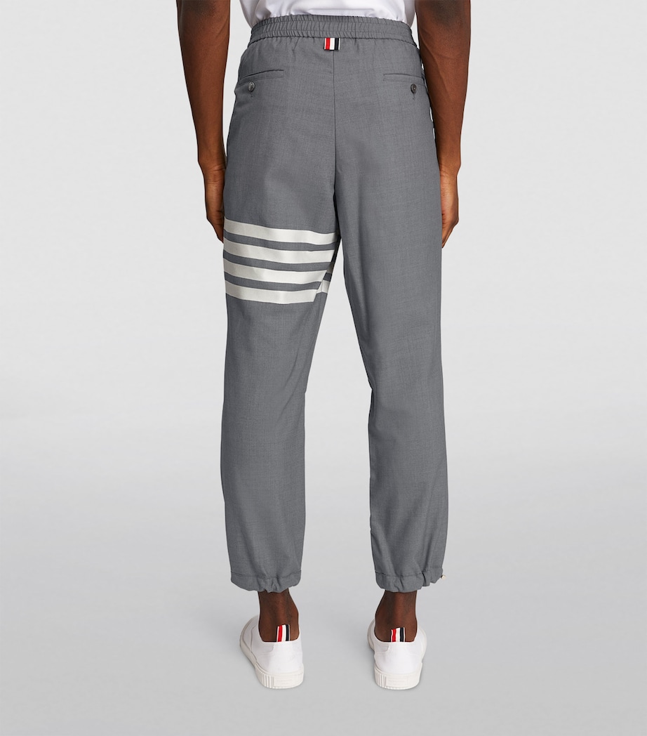 Wool 4-Bar Trousers MED GREY Image 4