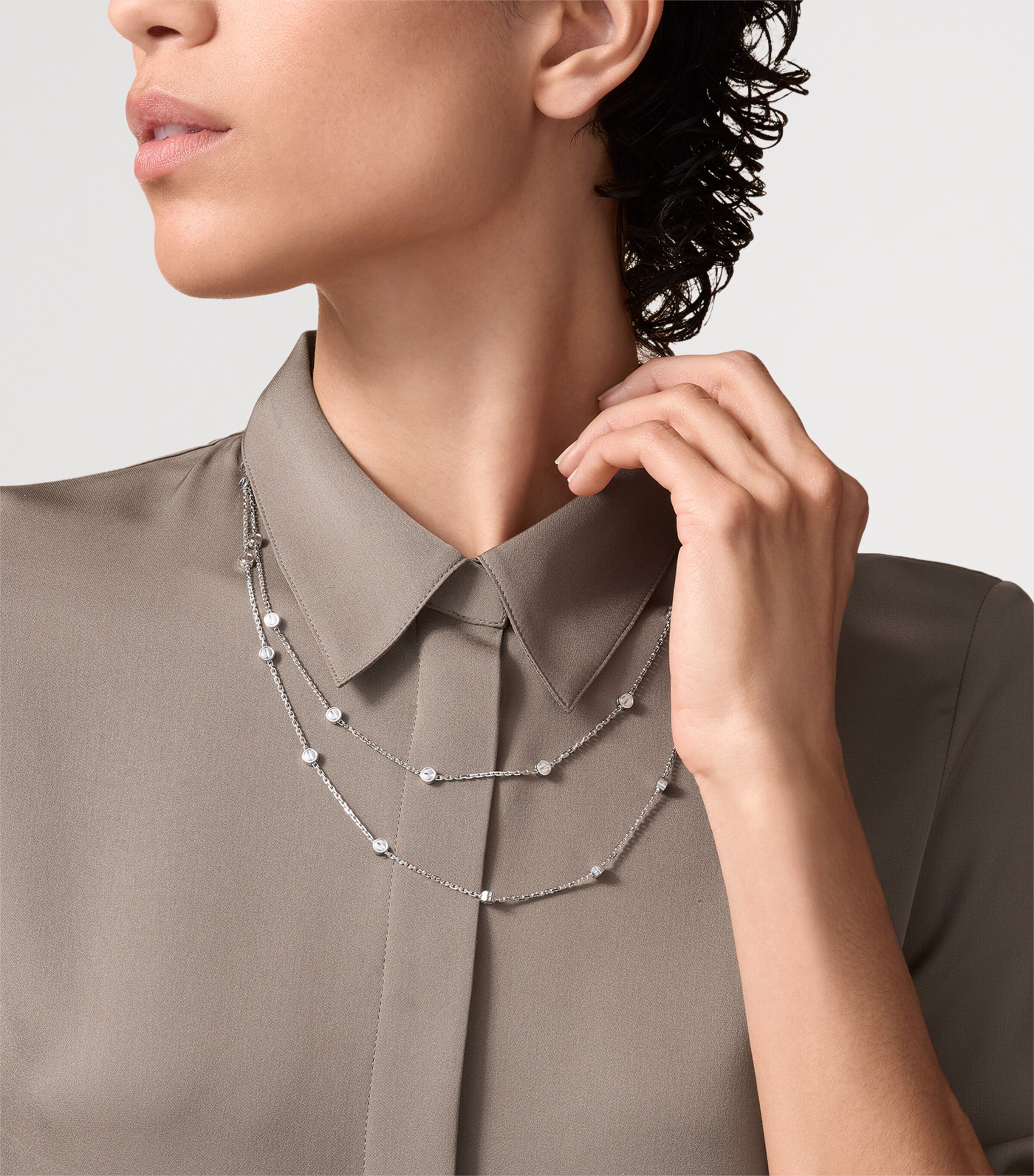 Cartier White Gold LOVE Multi-Wear Necklace White Gold Image 2