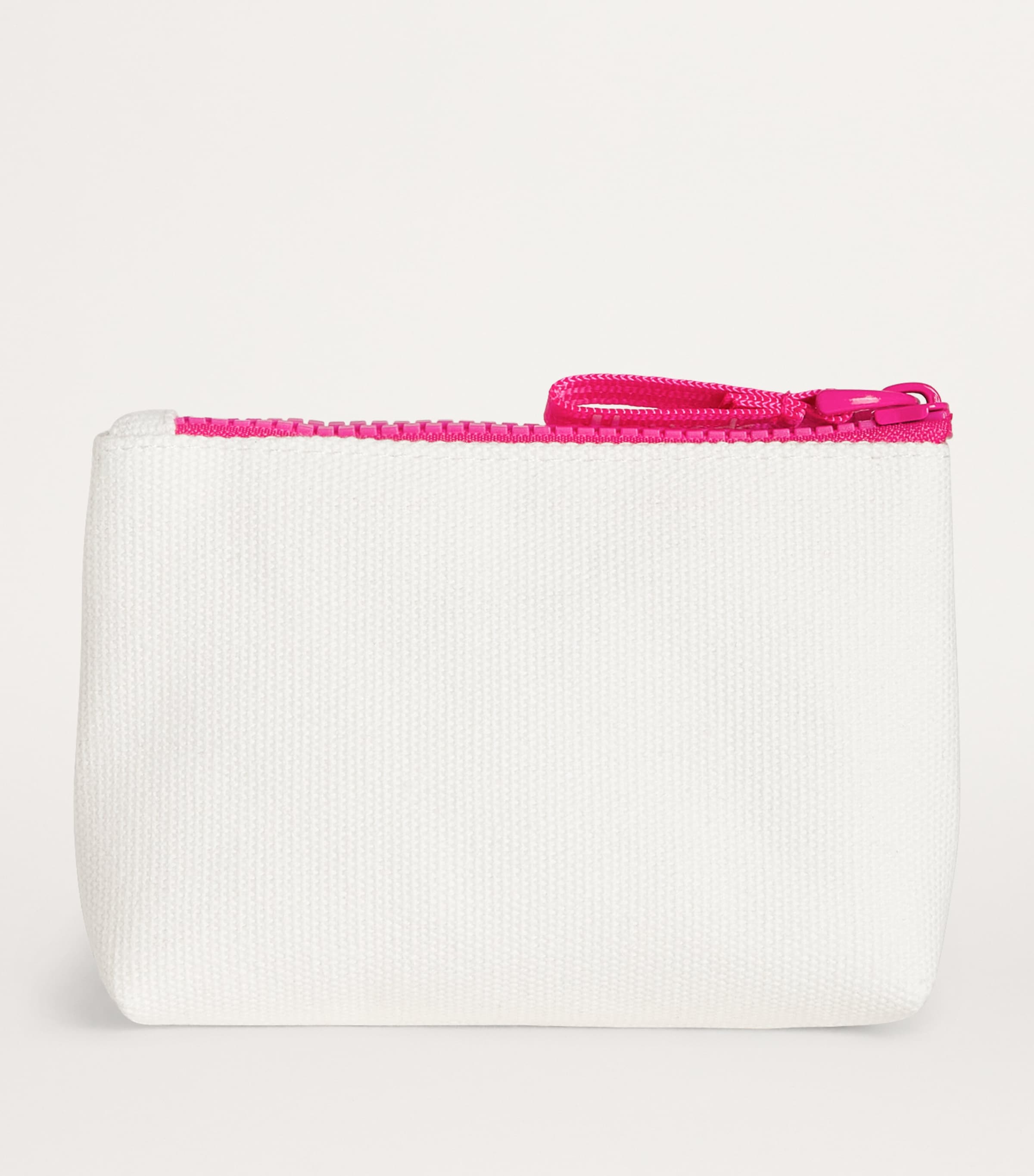 Harrods Cotton Logo Coin Purse Ivory Image 2