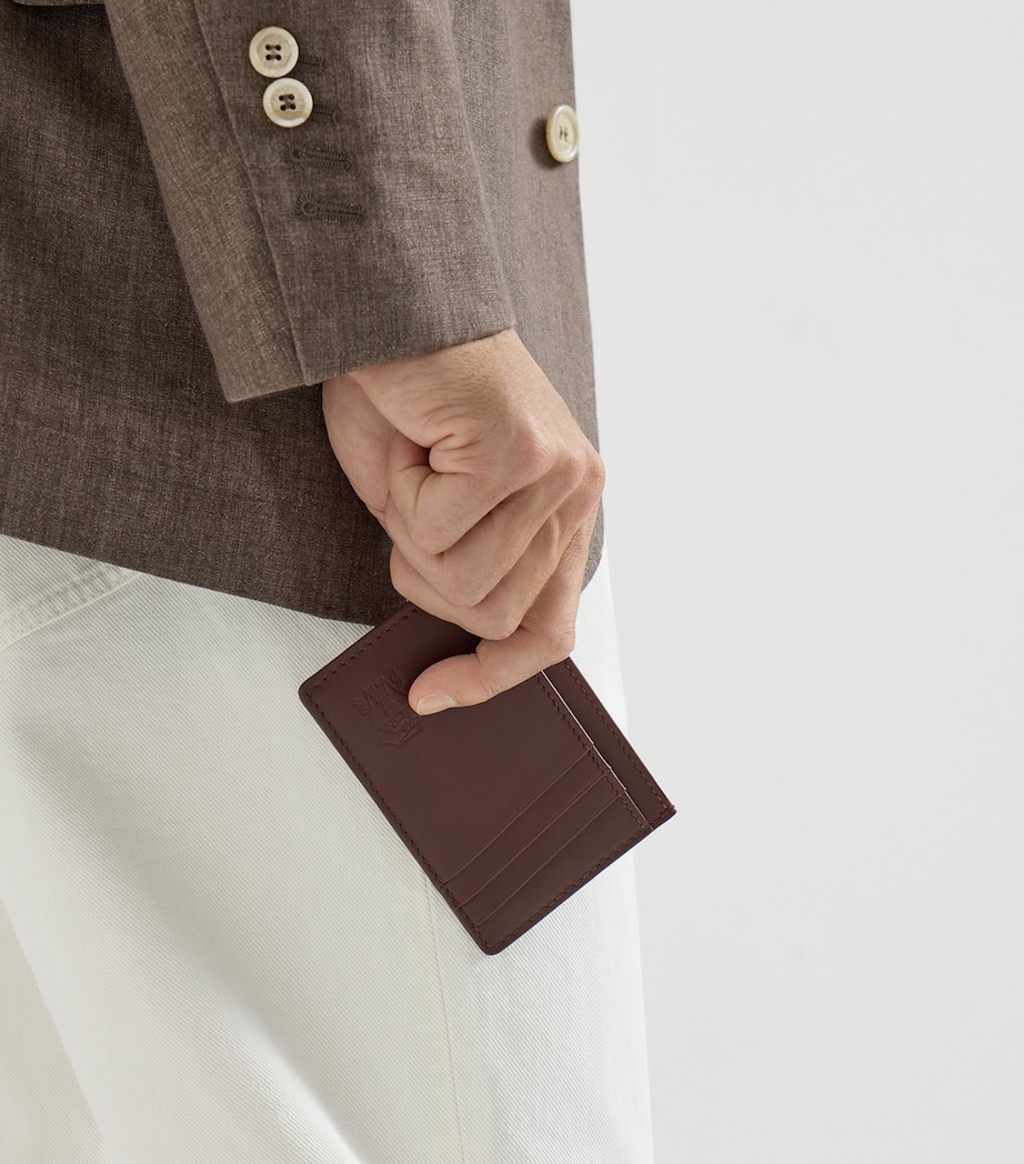 Brunello Cucinelli Leather Card Holder Image 2