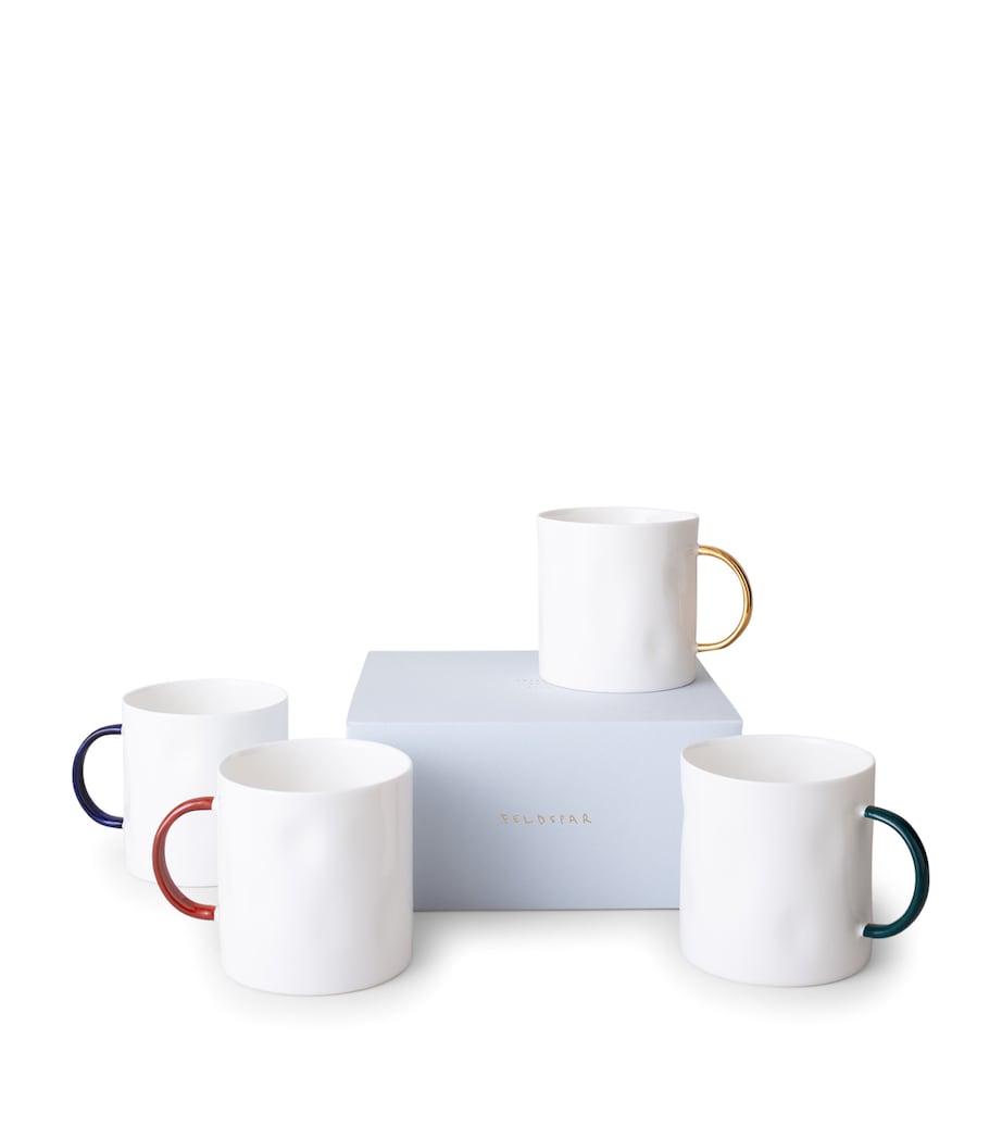FELDSPAR Mixed Tea Mugs (Set of 4) Harrods Mix Image 1