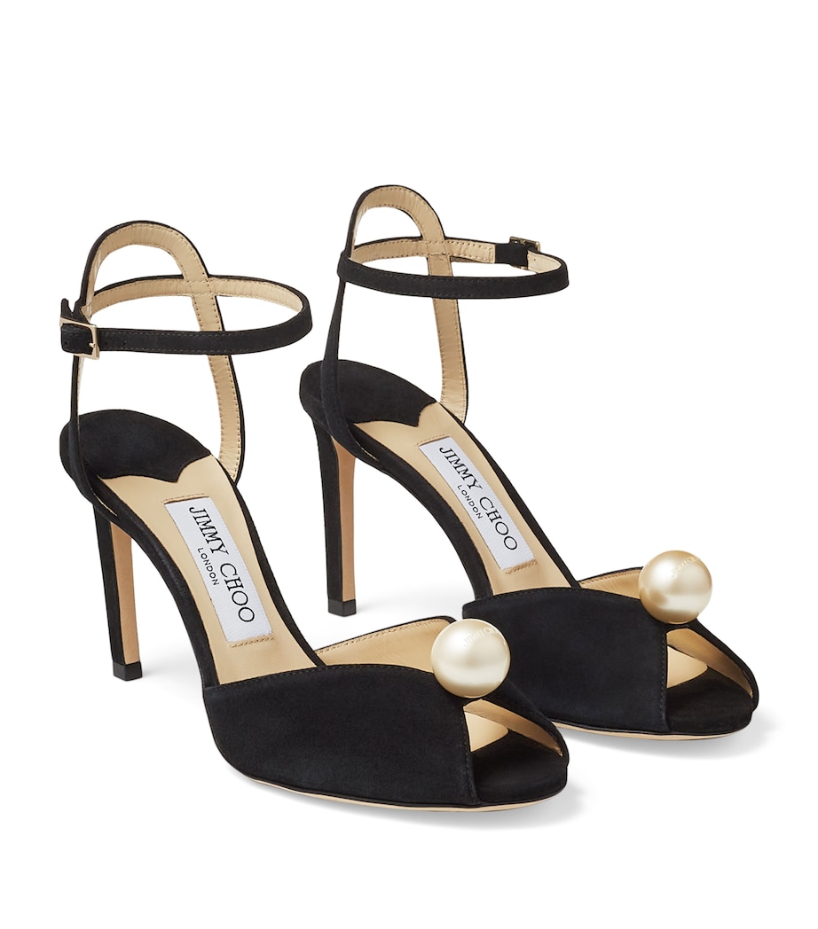 Sacora 85 Leather Sandals BLACK/WHITE Image 3